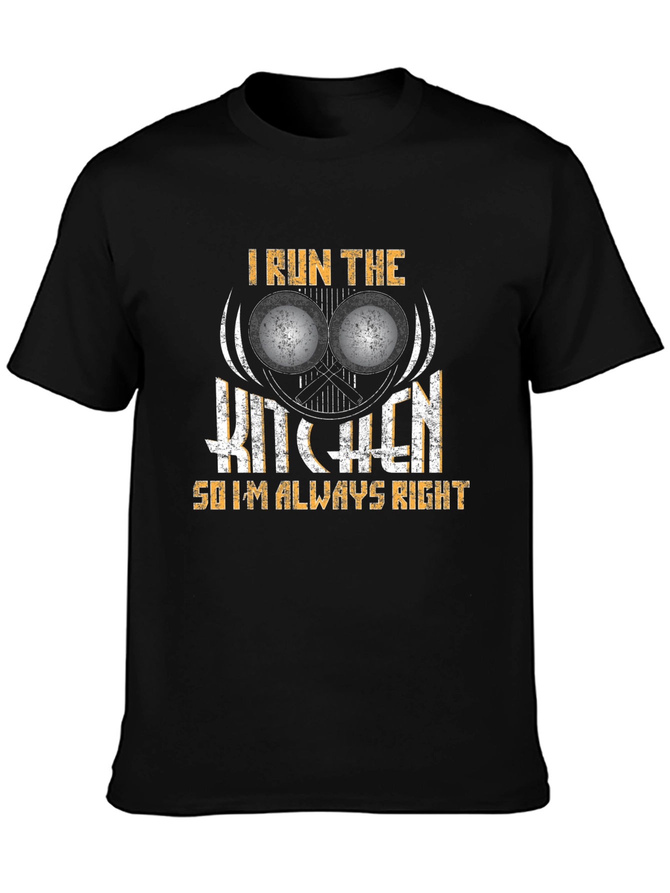 I Run The Kitchen T-Shirt - Chef Humor