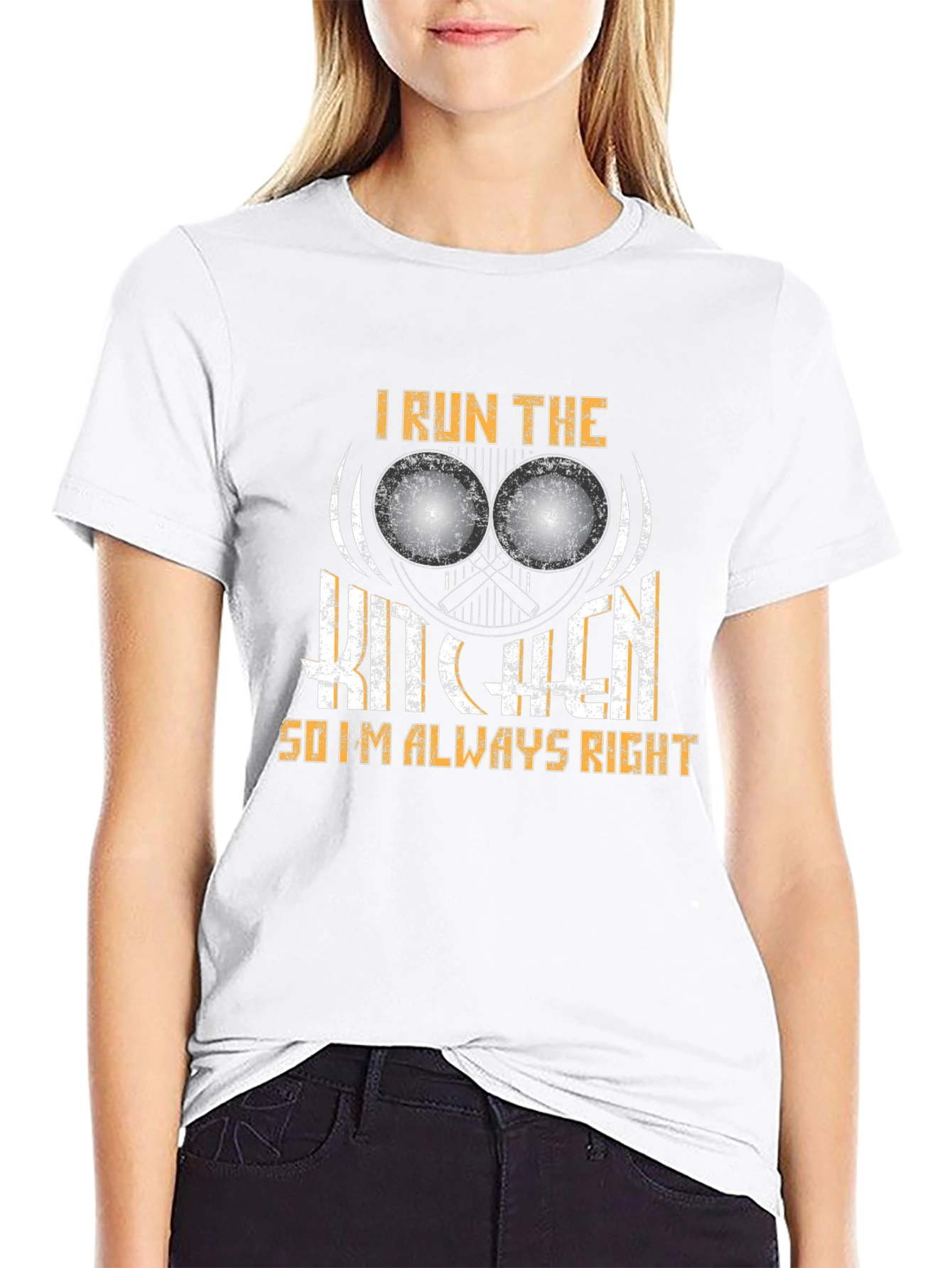 I Run The Kitchen T-Shirt - Chef Humor