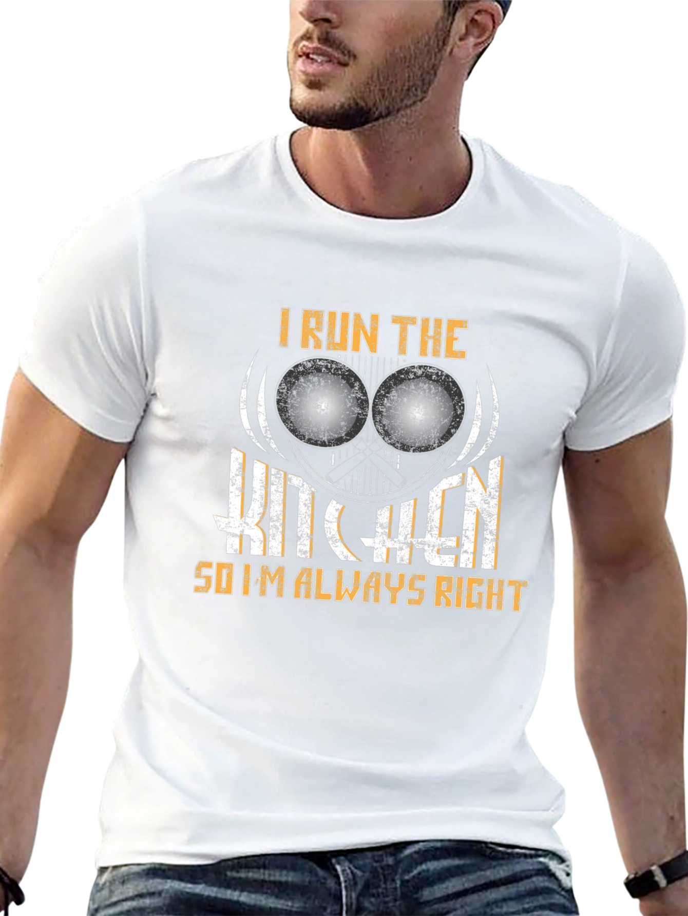 I Run The Kitchen T-Shirt - Chef Humor