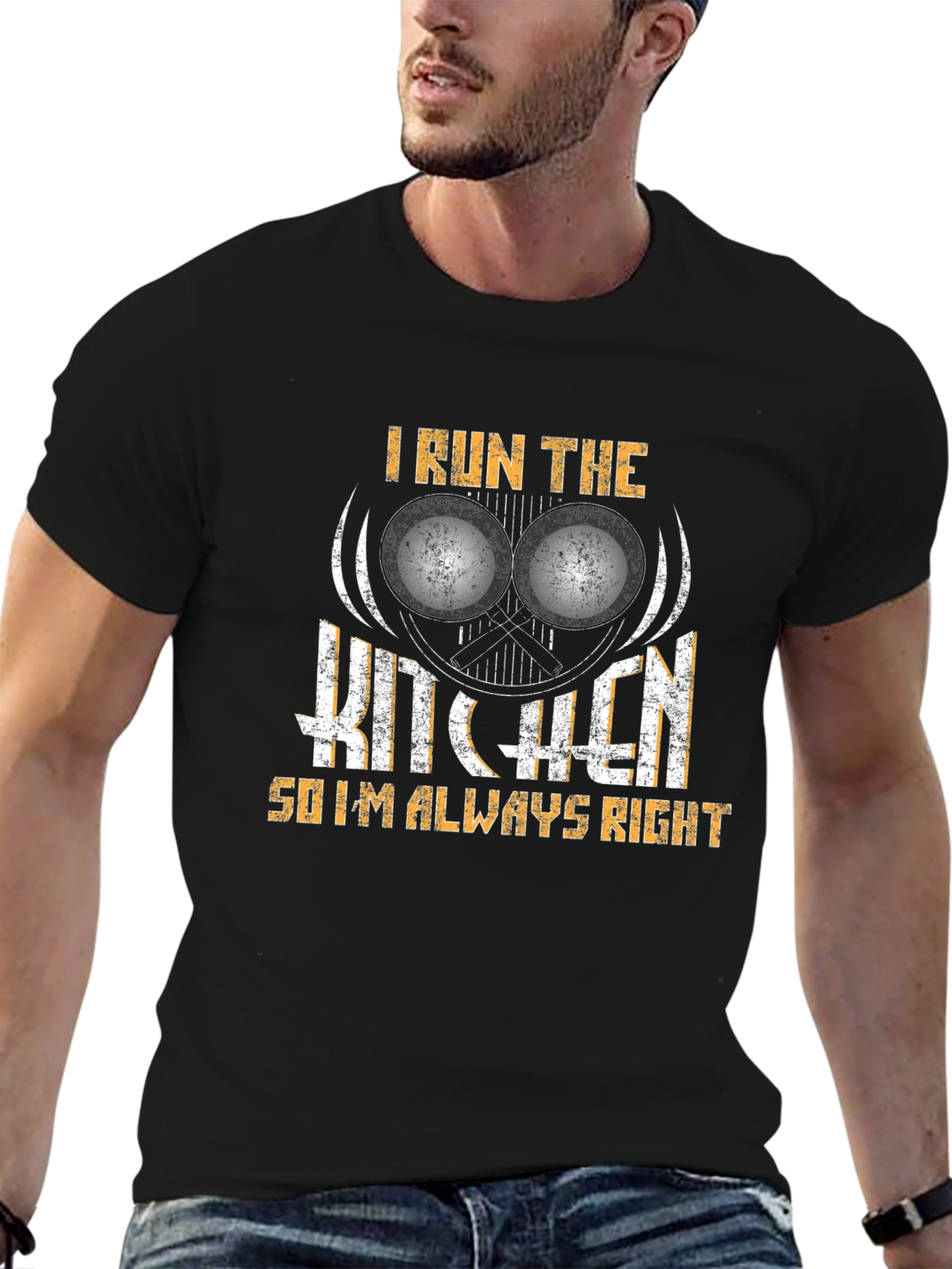 I Run The Kitchen T-Shirt - Chef Humor