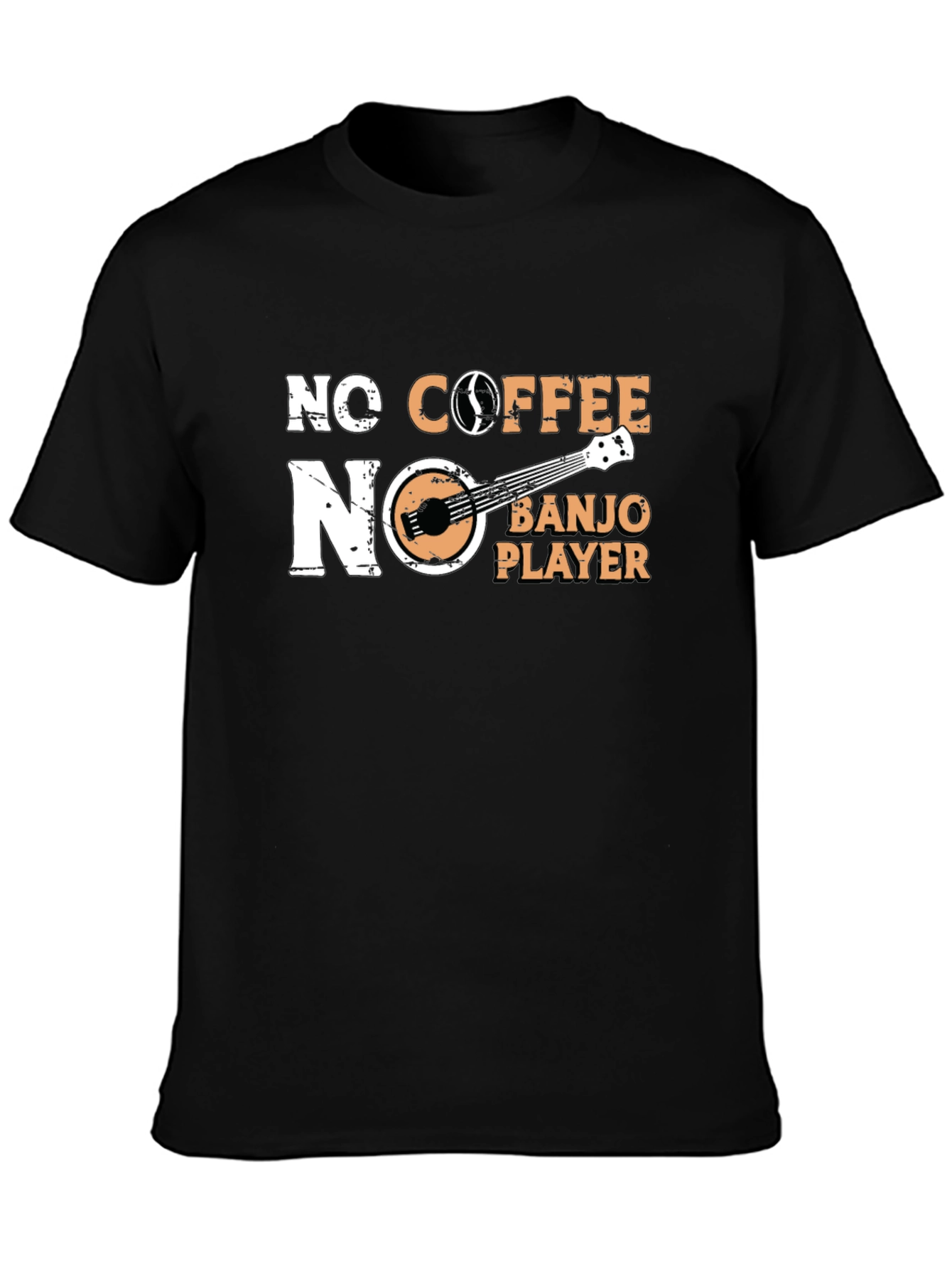 No Coffee No Banjo Player - Graphic Tee