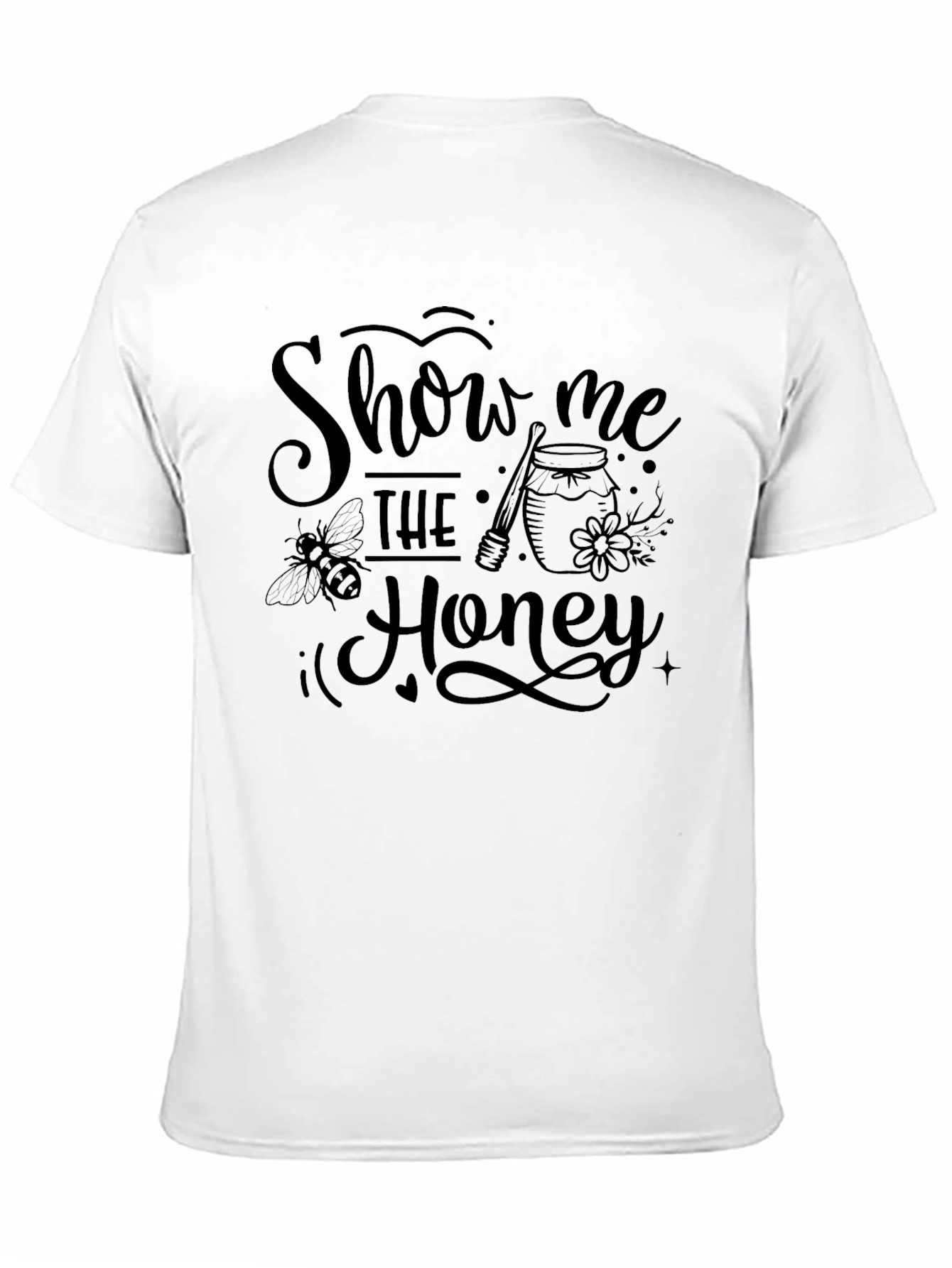 Show Me The Honey Graphic Tee - Black