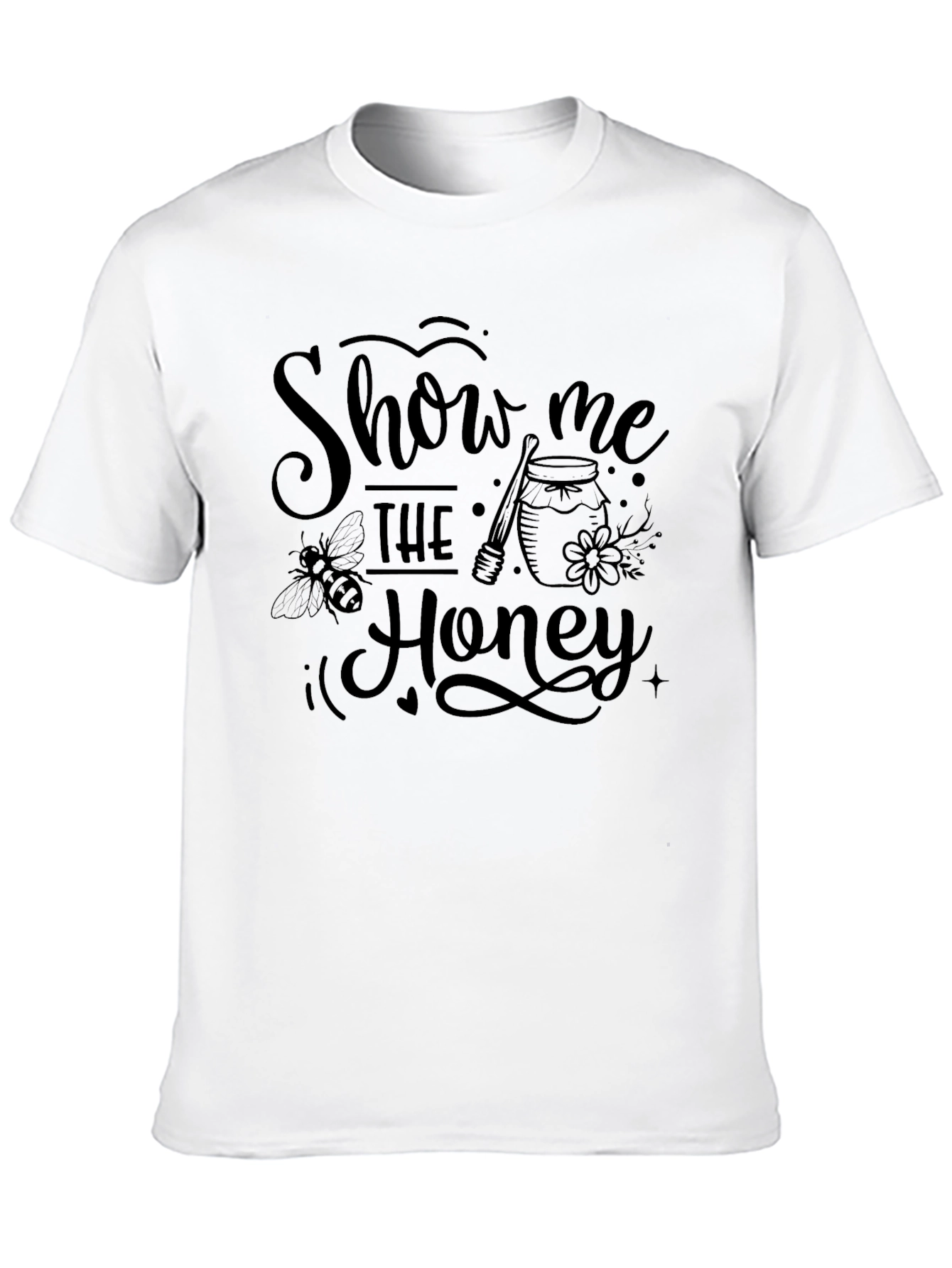 Show Me The Honey Graphic Tee - Black