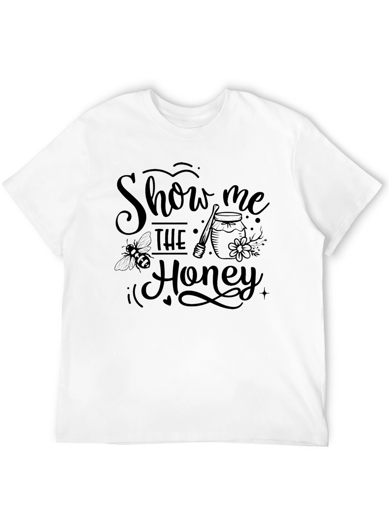Show Me The Honey Graphic Tee - Black