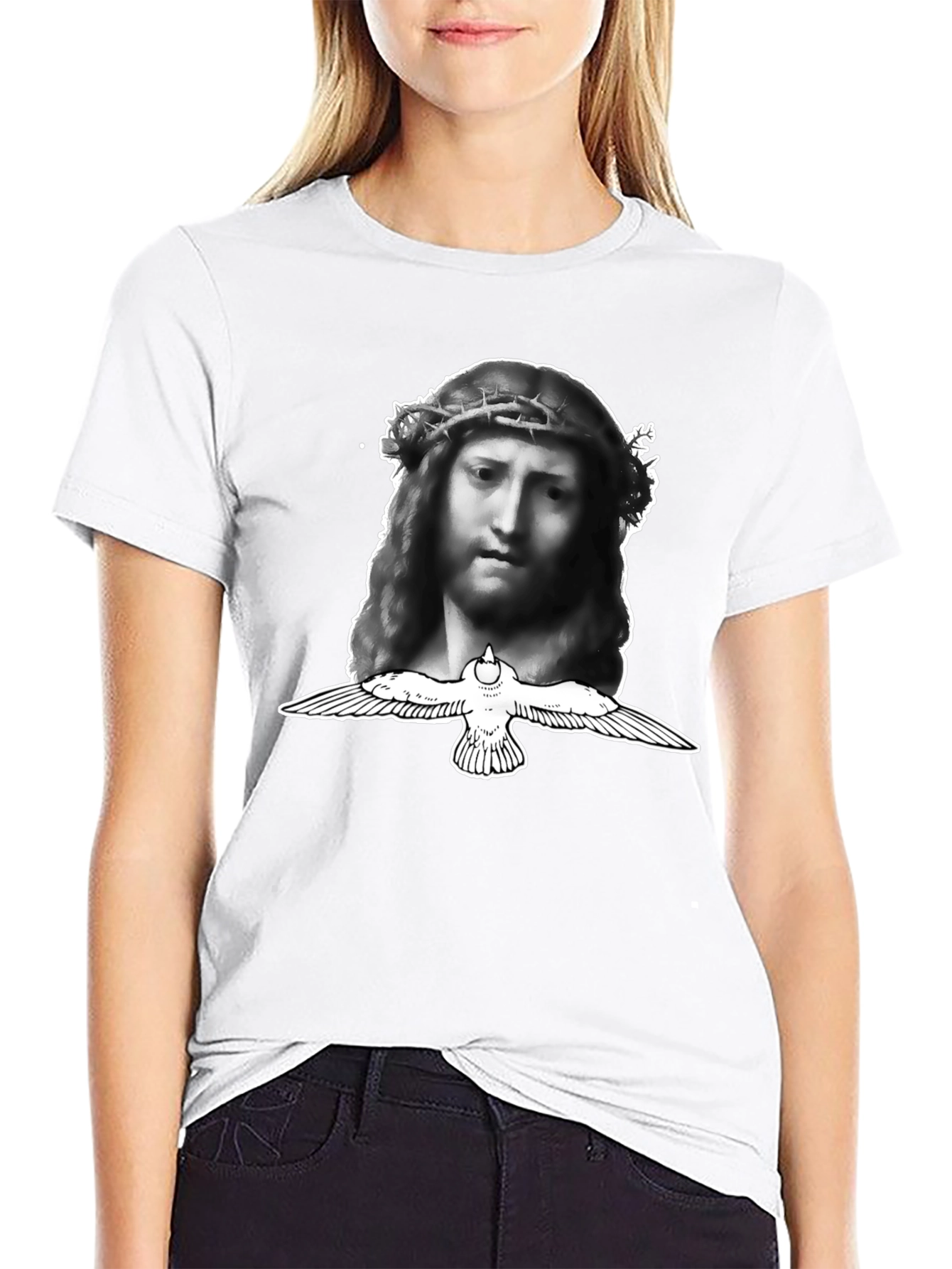 Jesus Dove Graphic T-Shirt