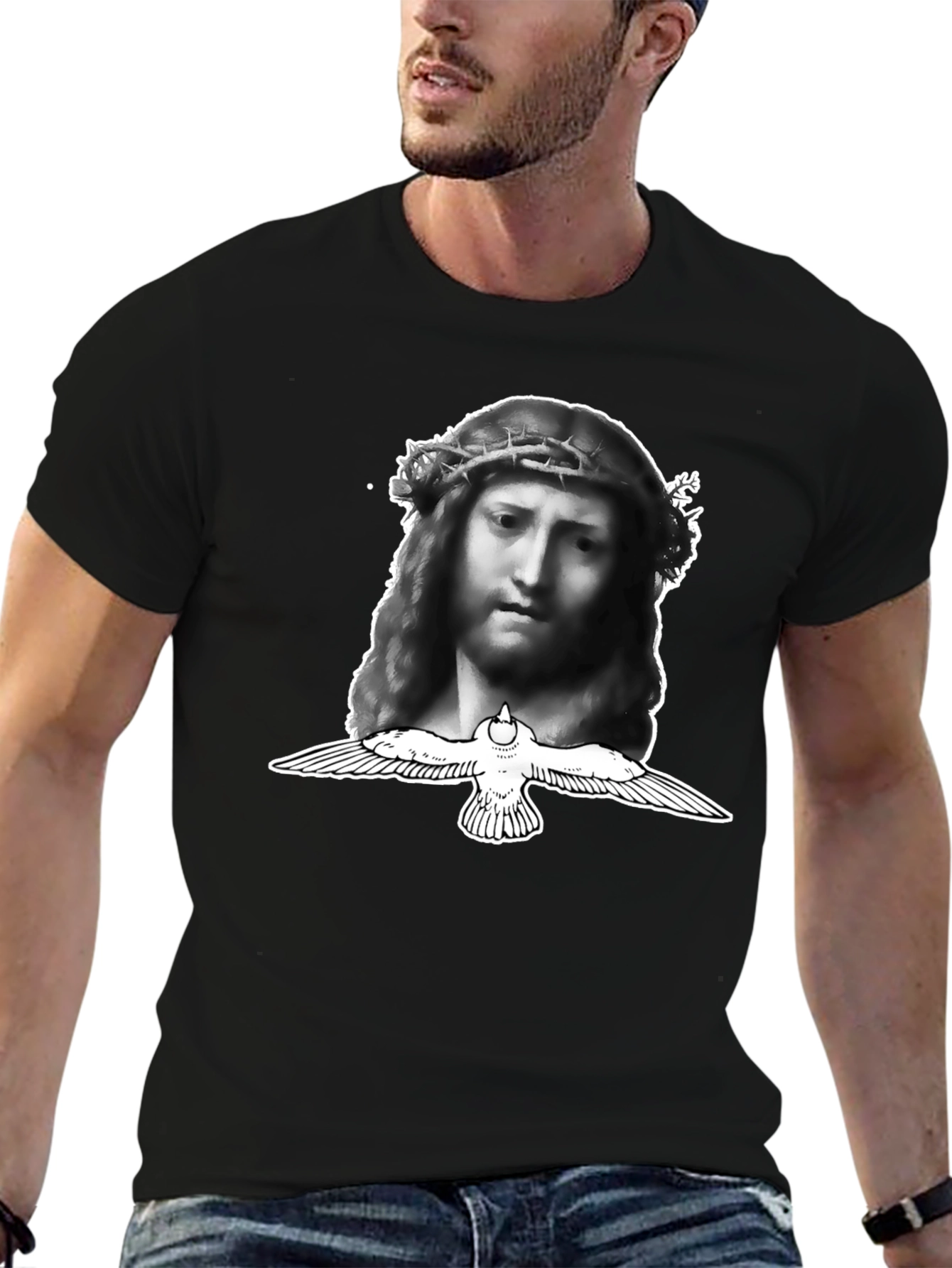 Jesus Dove Graphic T-Shirt
