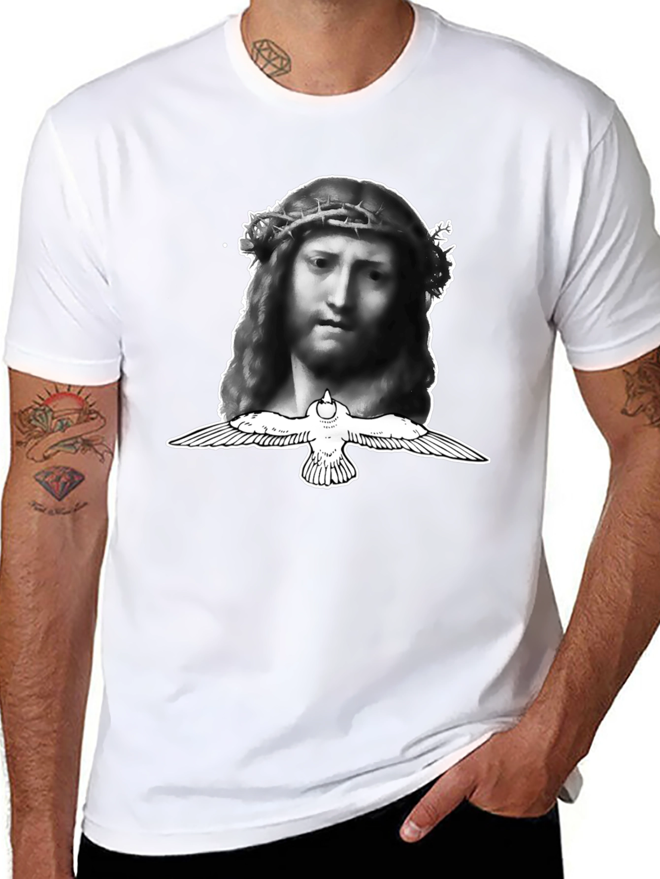 Jesus Dove Graphic T-Shirt