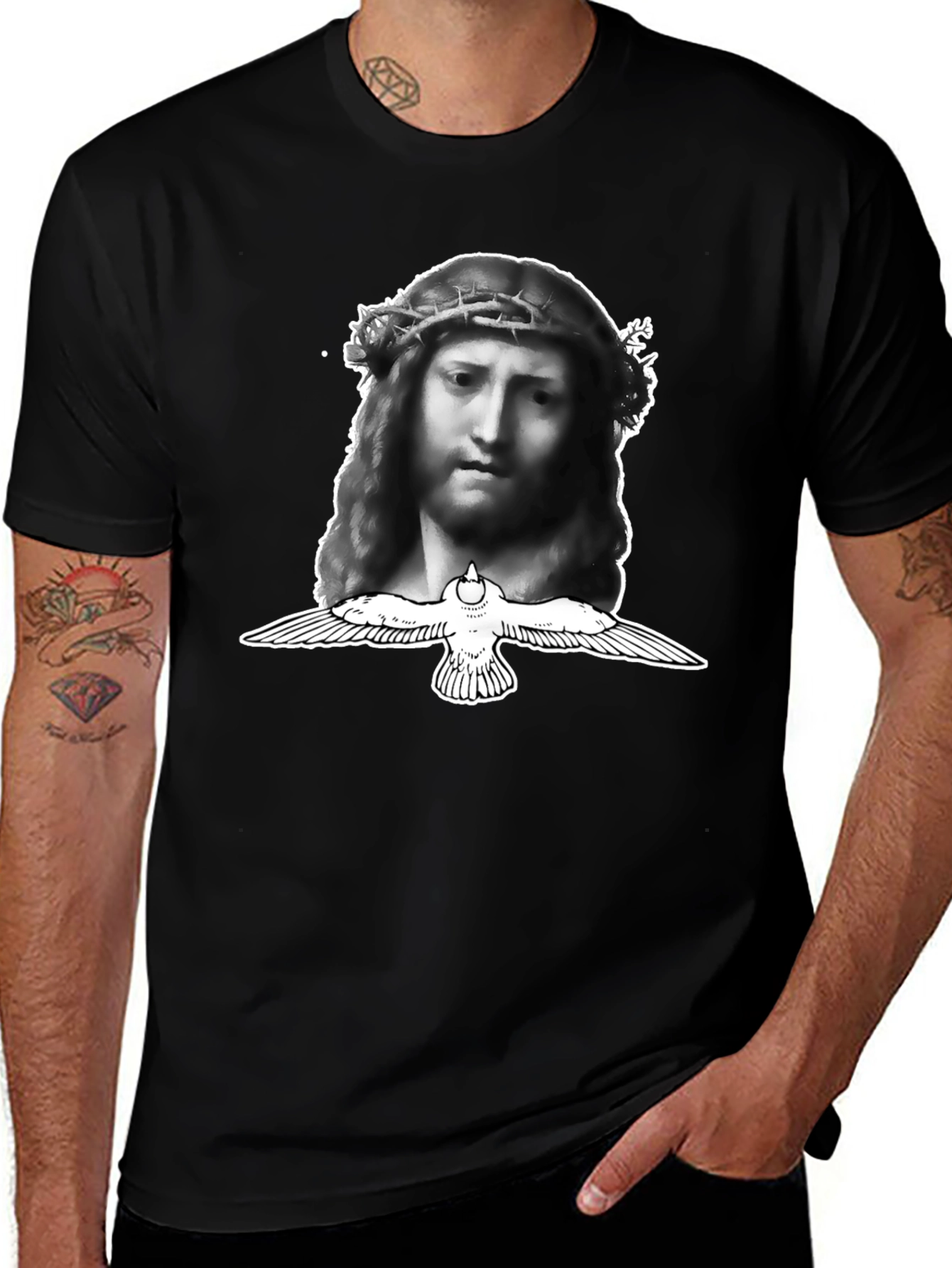 Jesus Dove Graphic T-Shirt