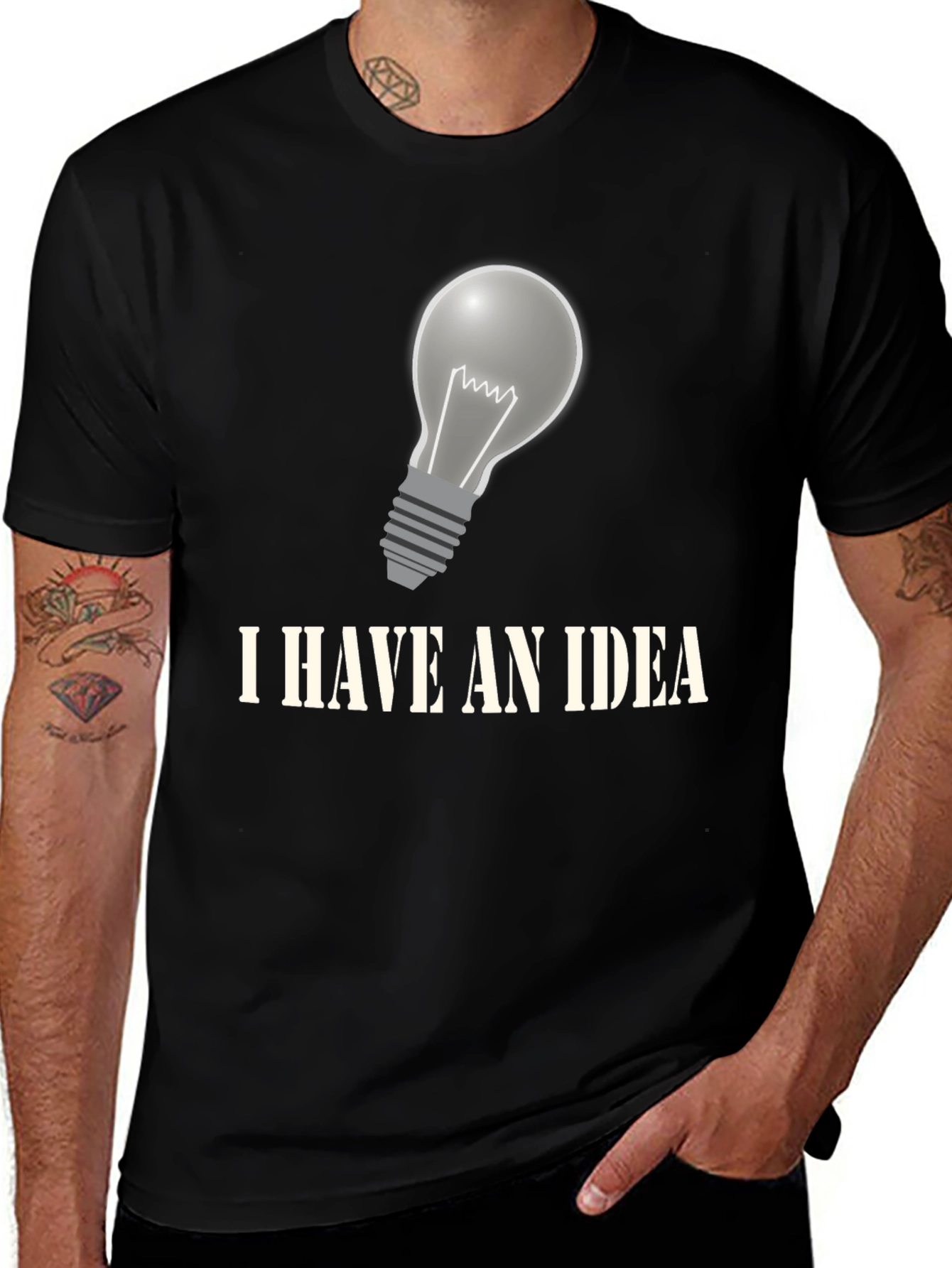 I Have An Idea Graphic T-Shirt - Novelty Design