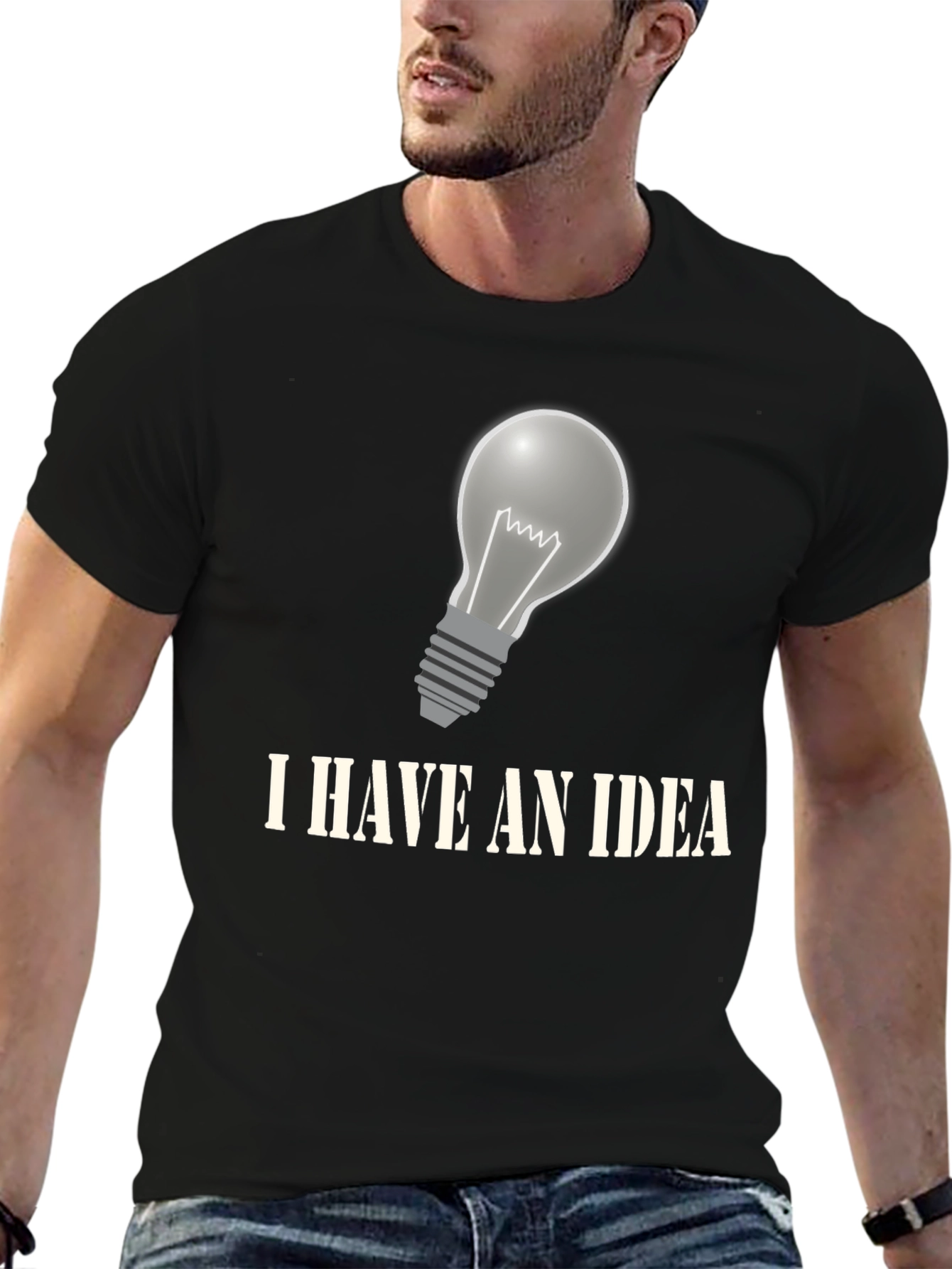 I Have An Idea Graphic T-Shirt - Novelty Design