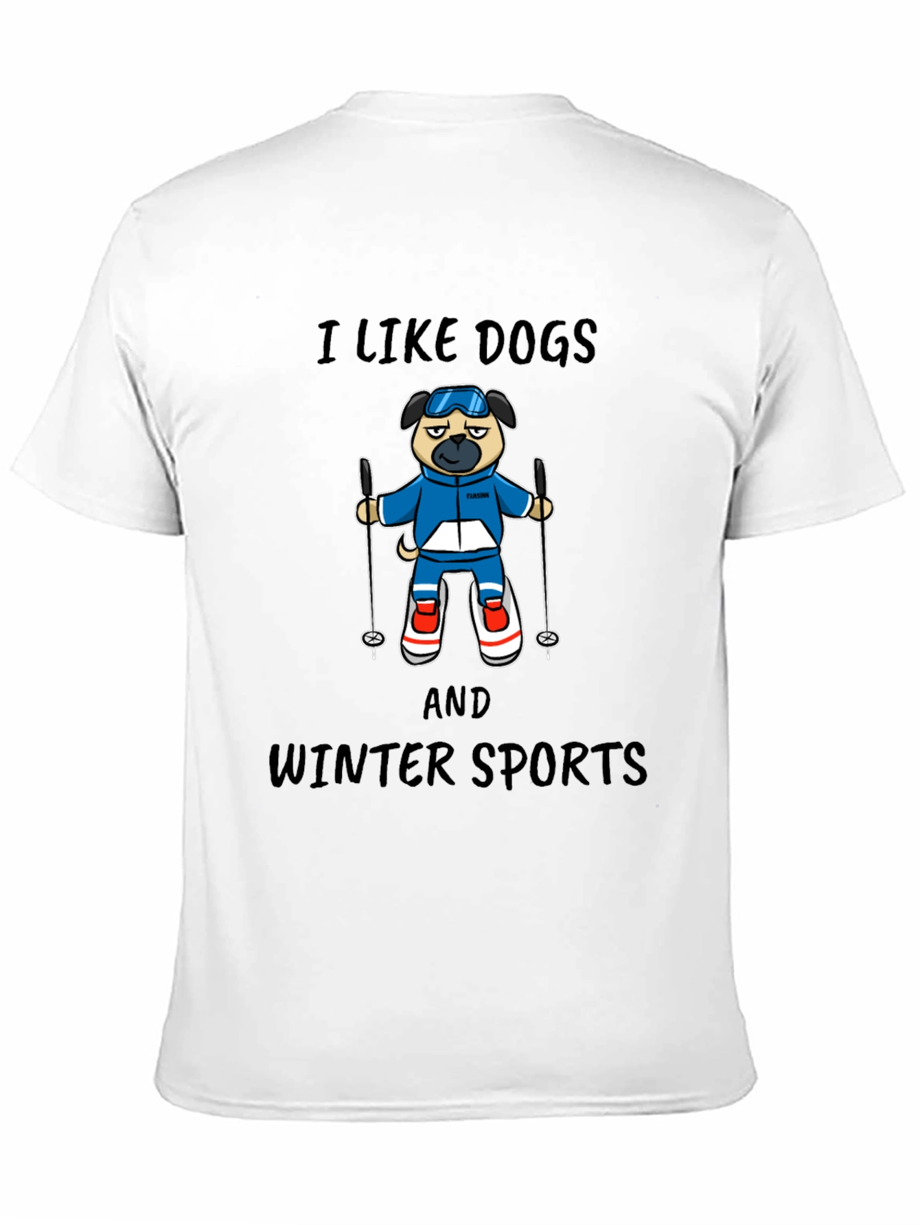 I Like Dogs and Winter Sports T-Shirt