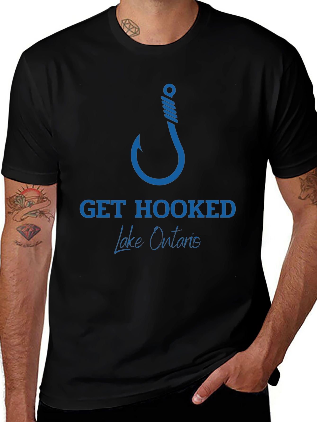 Get Hooked Lake Ontario T-Shirt