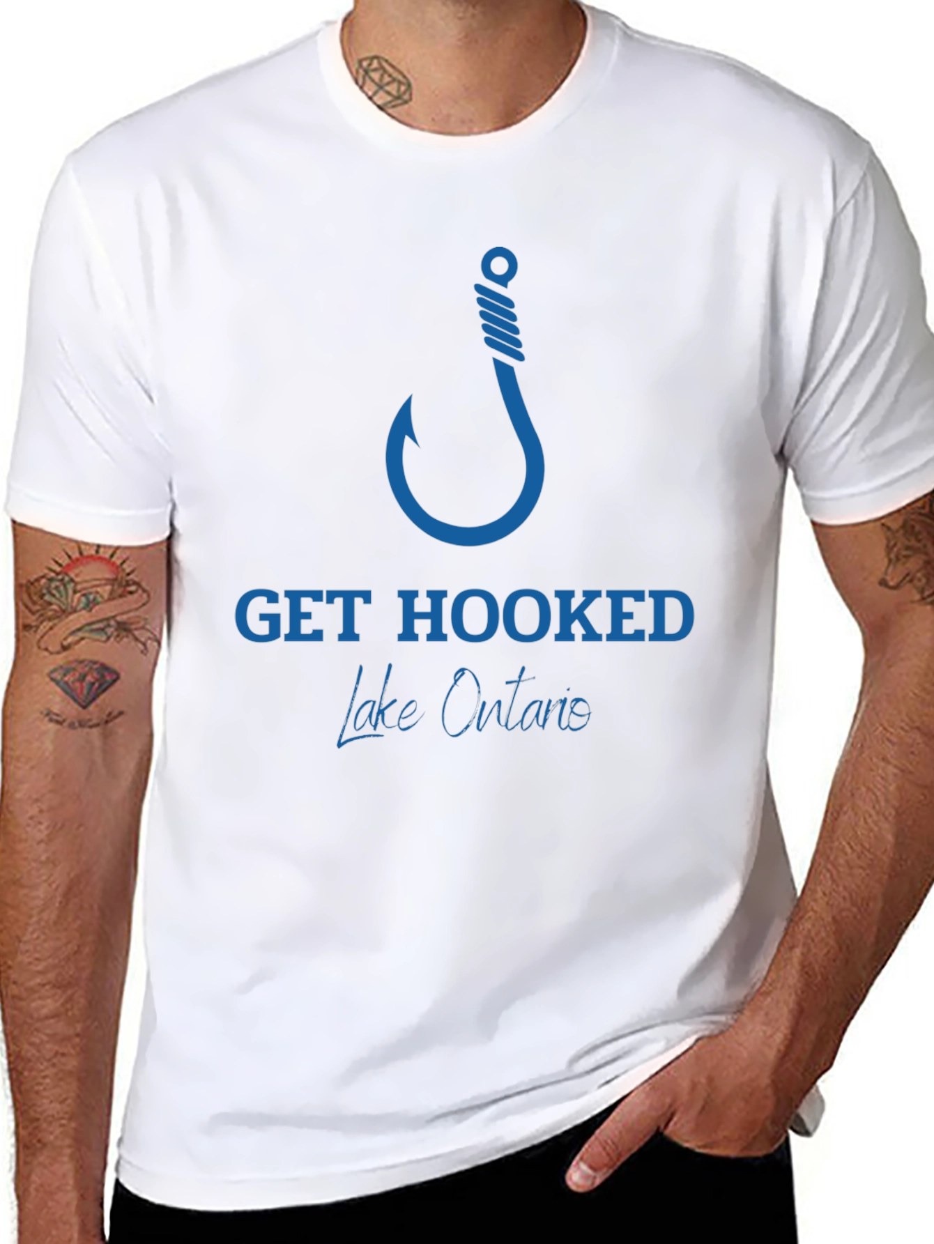 Get Hooked Lake Ontario T-Shirt