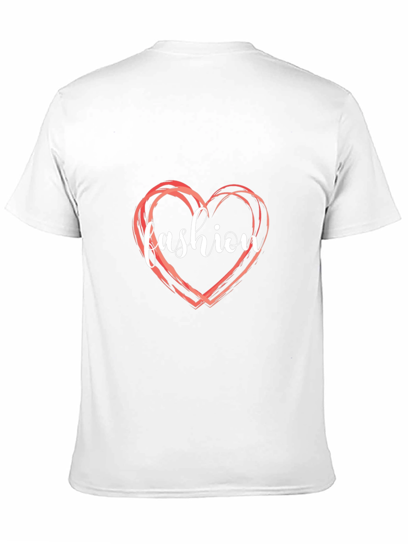 Fashion Heart Graphic Tee - Stylish Casual Wear