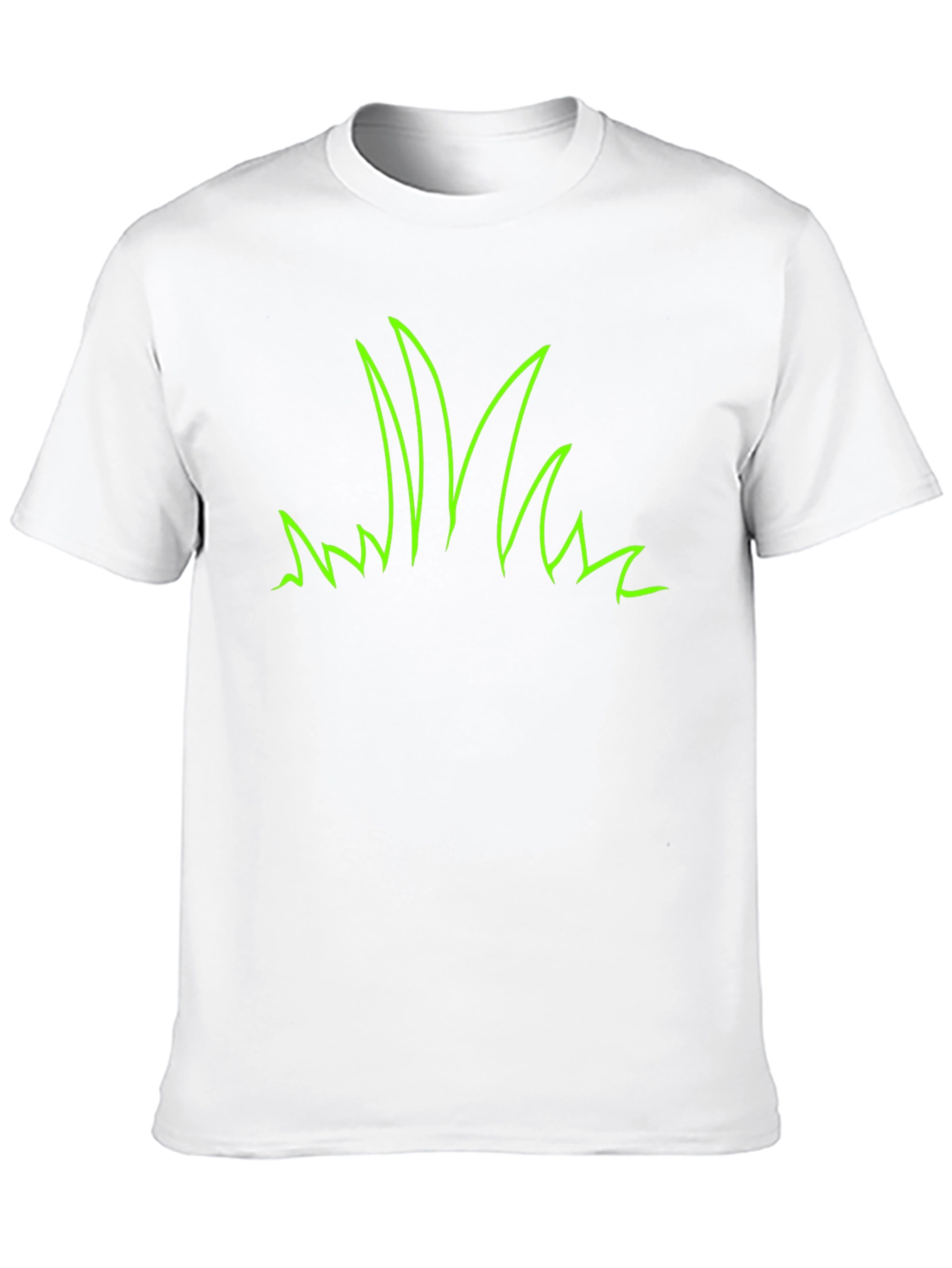 Green Grass Graphic Tee - Black Casual Shirt