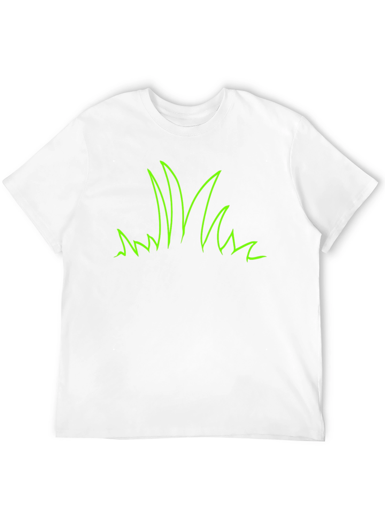 Green Grass Graphic Tee - Black Casual Shirt