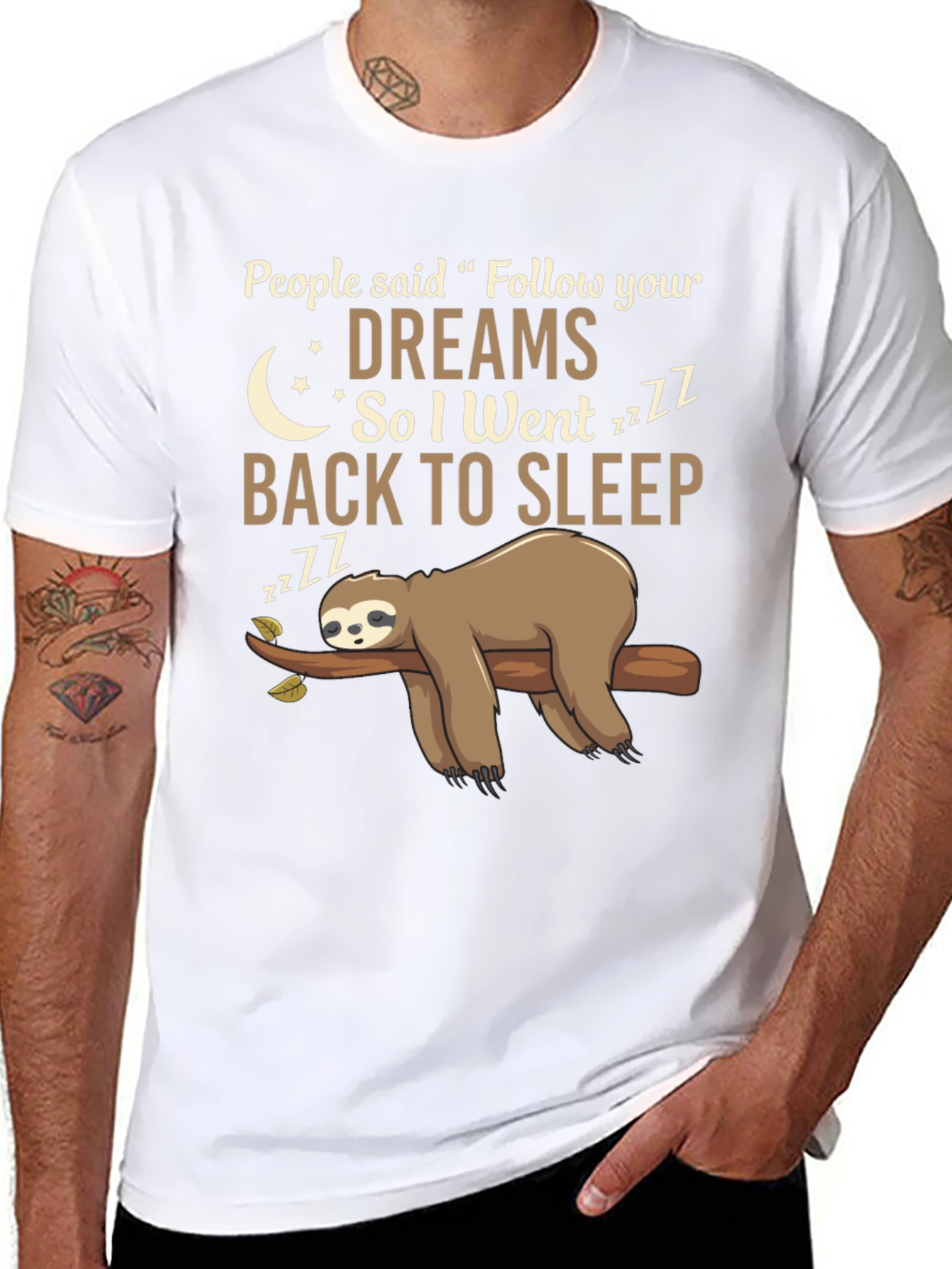 Follow Your Dreams Sloth T-Shirt