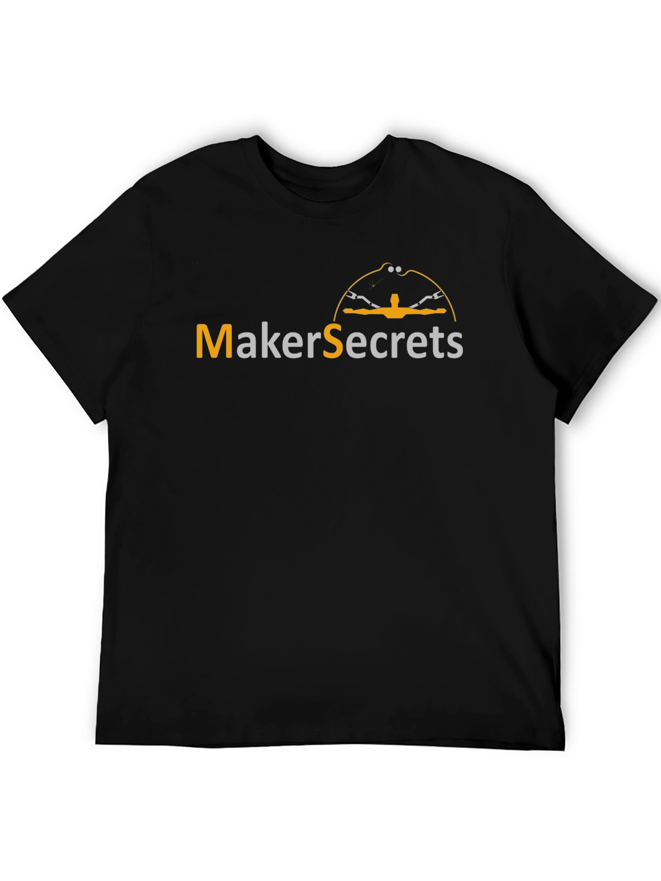 MakerSecrets T-Shirt - Black Cotton Blend