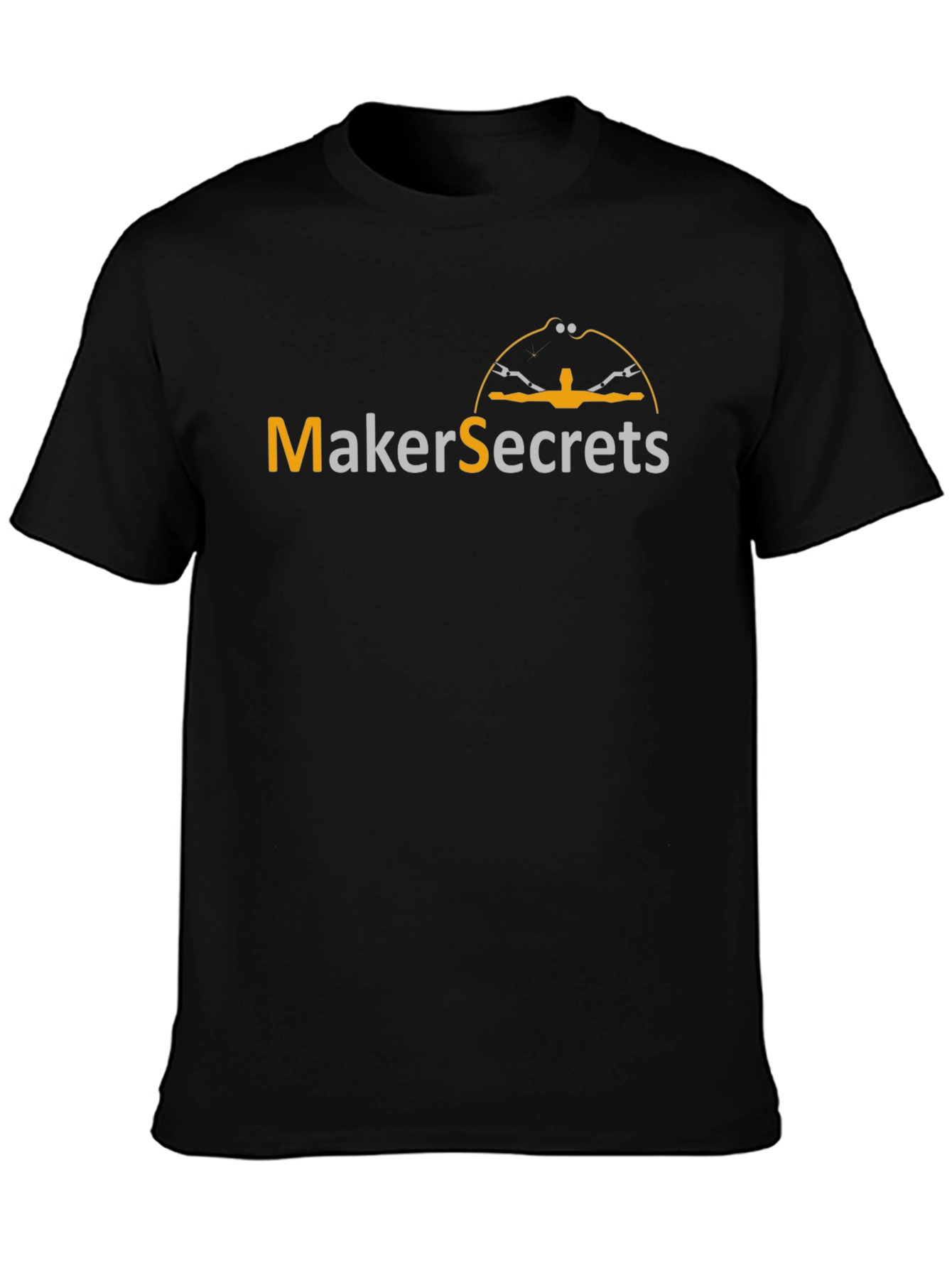 MakerSecrets T-Shirt - Black Cotton Blend