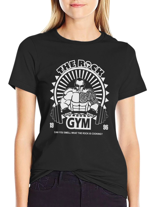 The Rock Gym Black T-Shirt - Dwayne Johnson Inspired