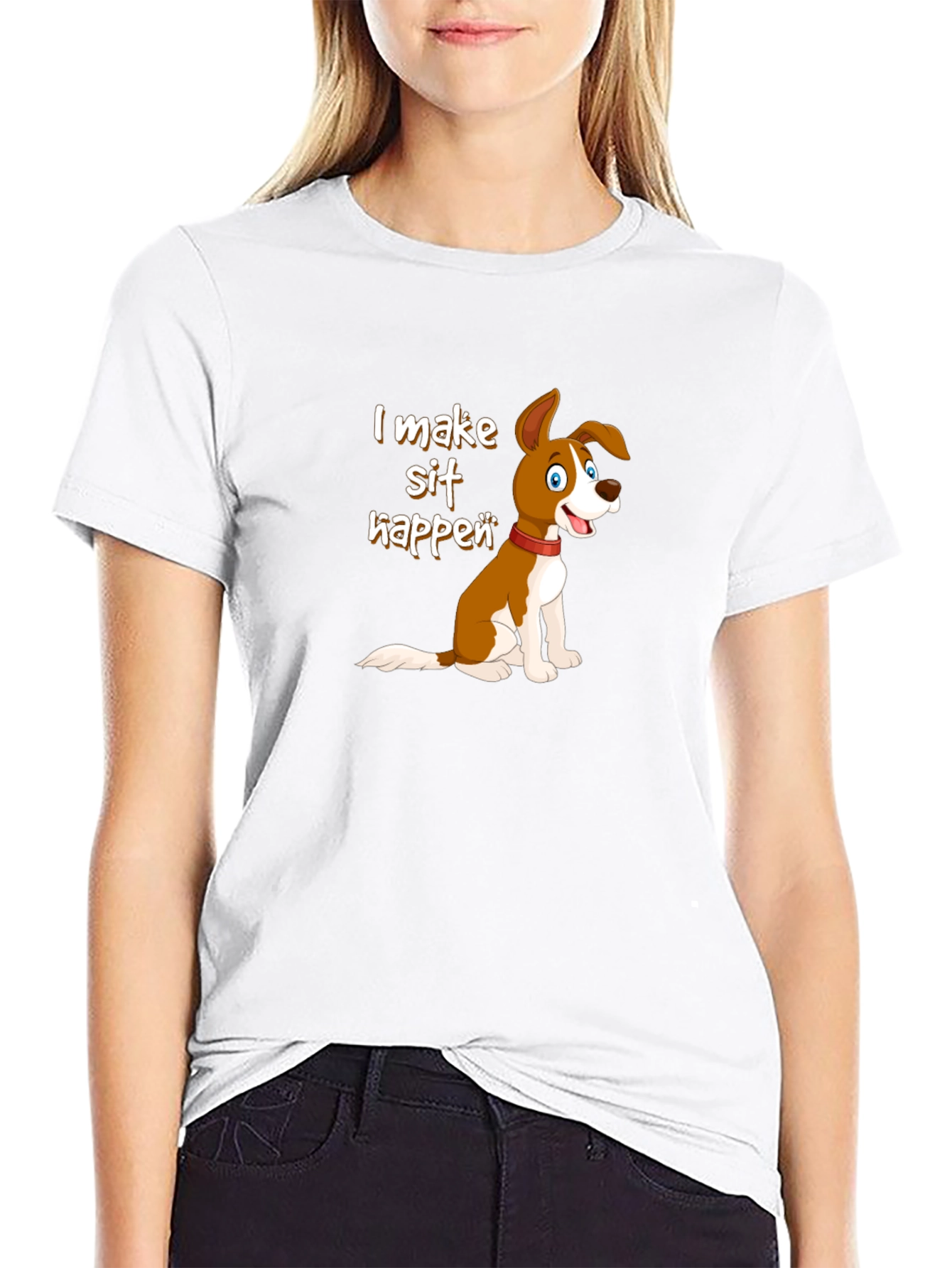 I Make Sit Happen Dog T-Shirt