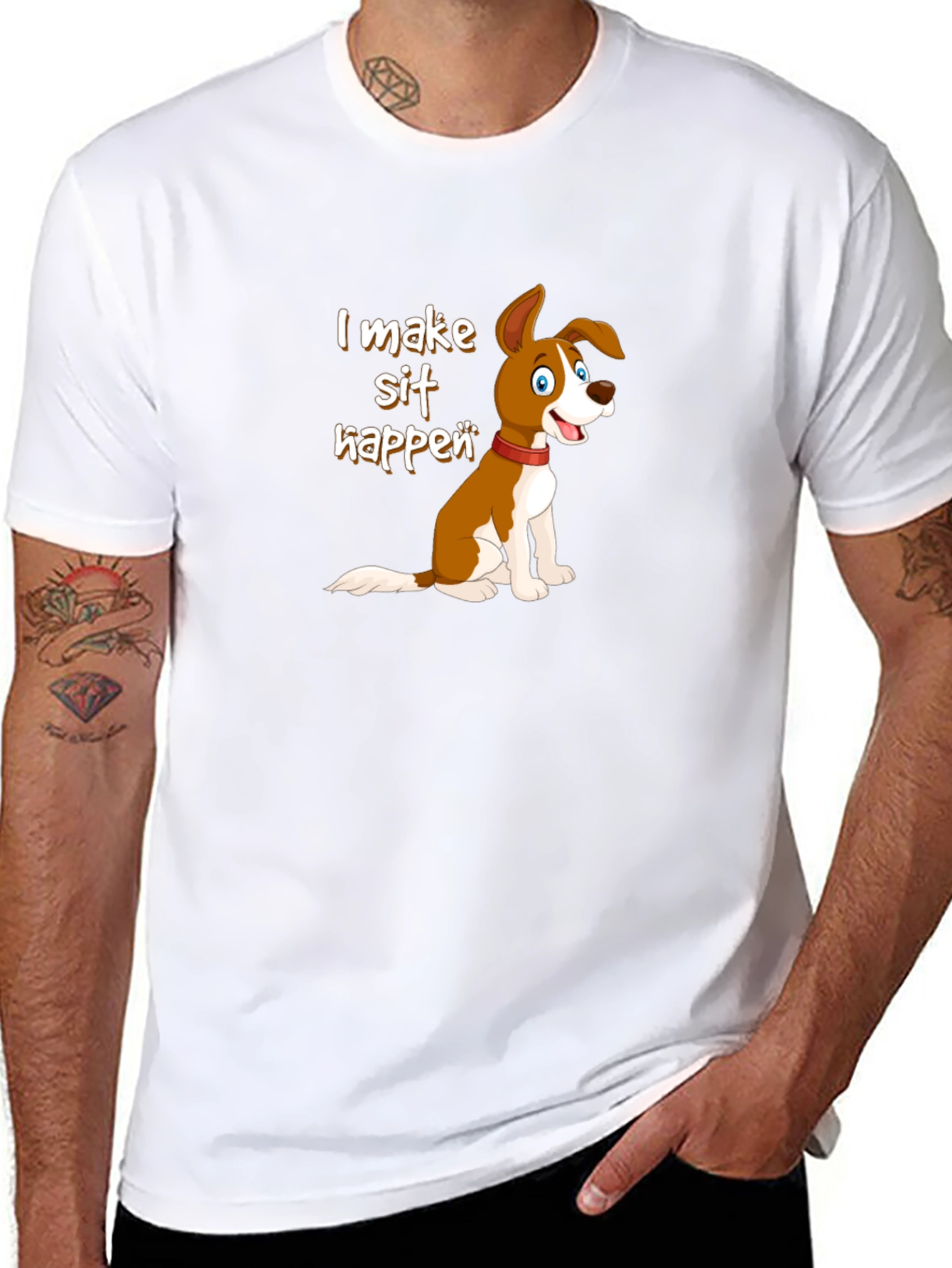 I Make Sit Happen Dog T-Shirt