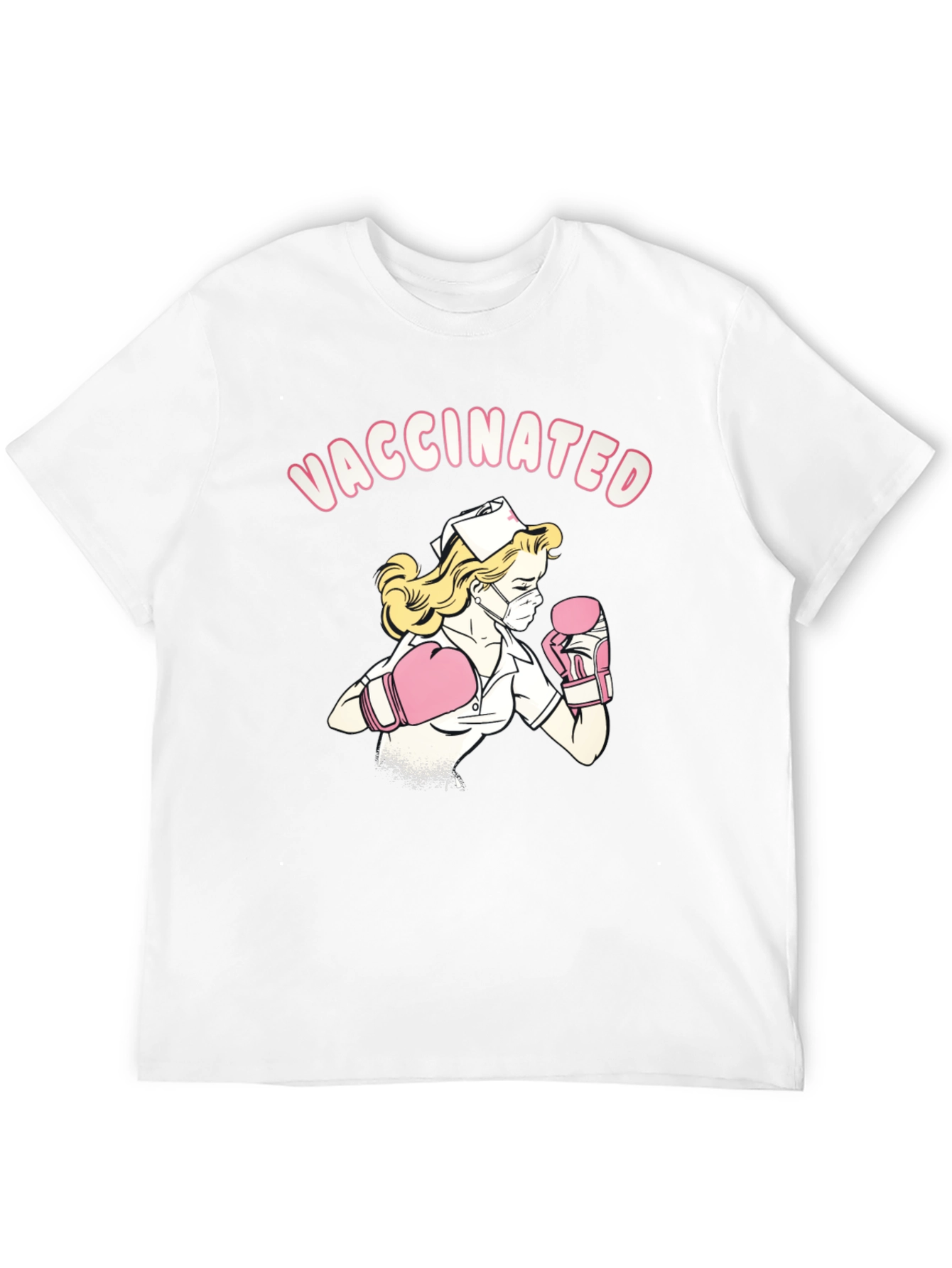 Vaccinated Nurse Boxer T-Shirt