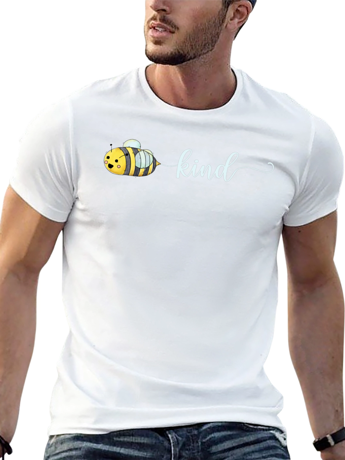 Bee Kind Graphic Tee - Soft Cotton Unisex T-Shirt
