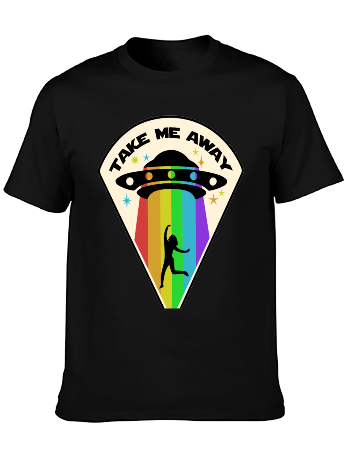 Take Me Away UFO T-Shirt - Alien Abduction Tee