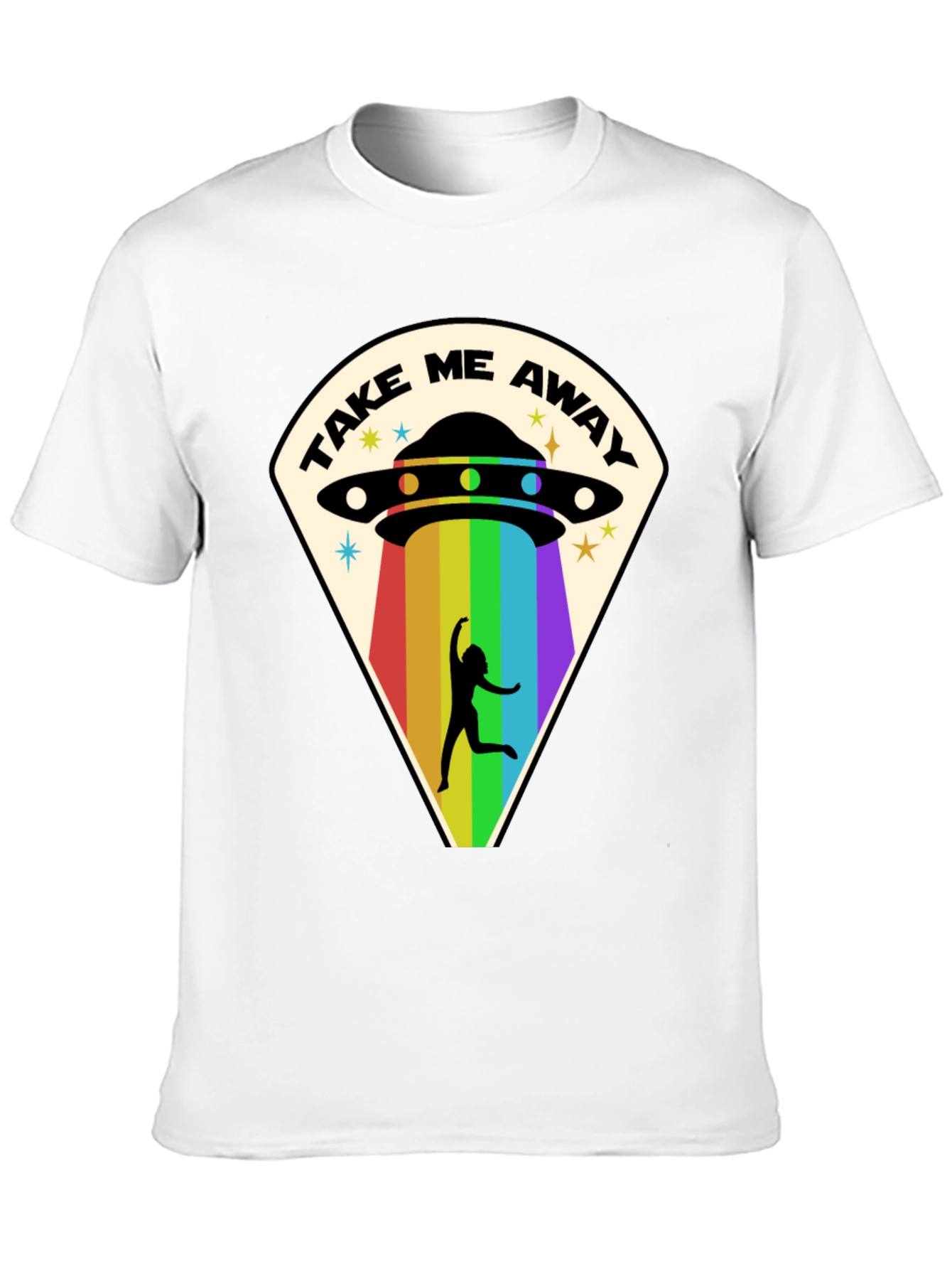 Take Me Away UFO T-Shirt - Alien Abduction Tee