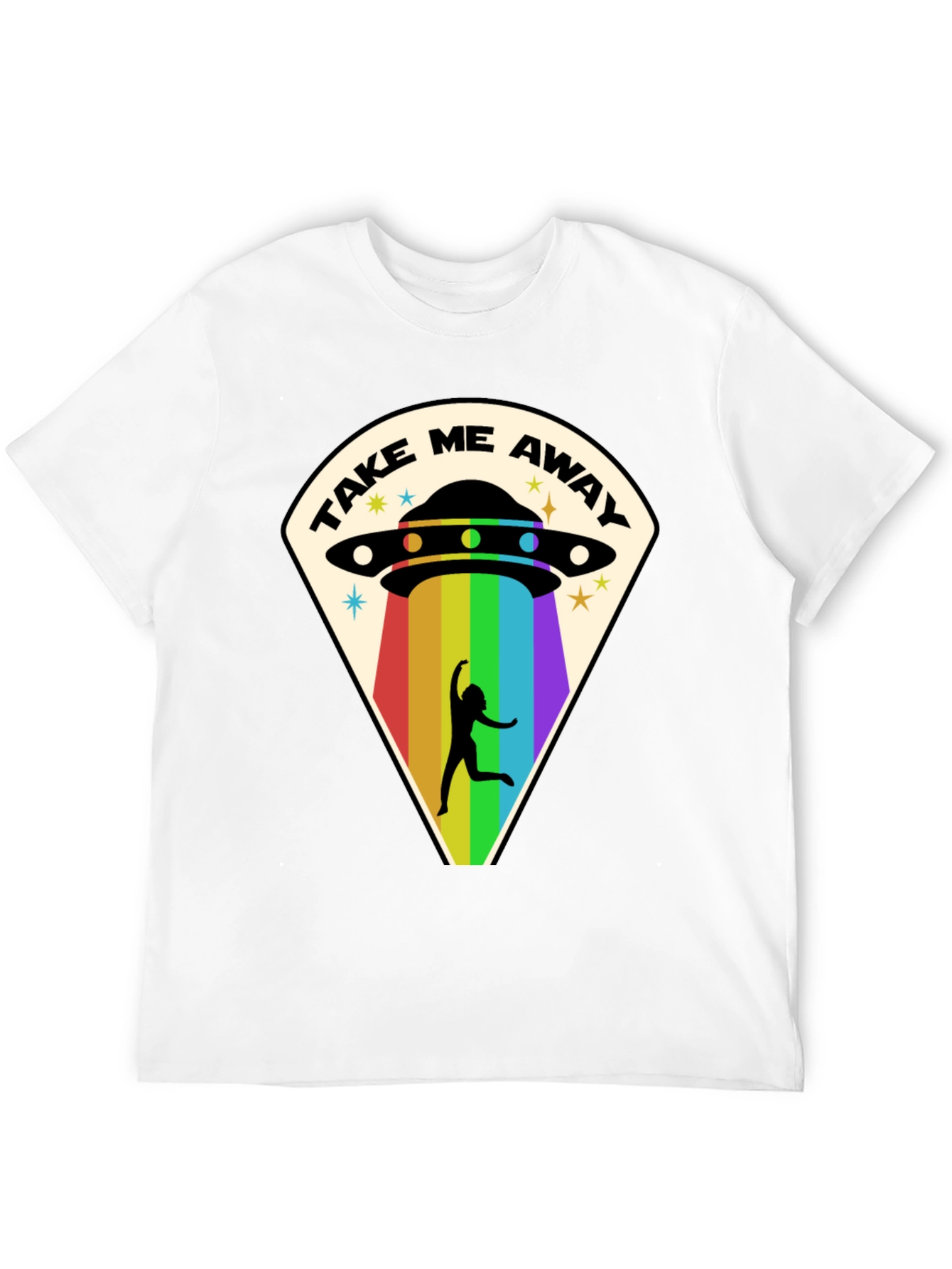 Take Me Away UFO T-Shirt - Alien Abduction Tee