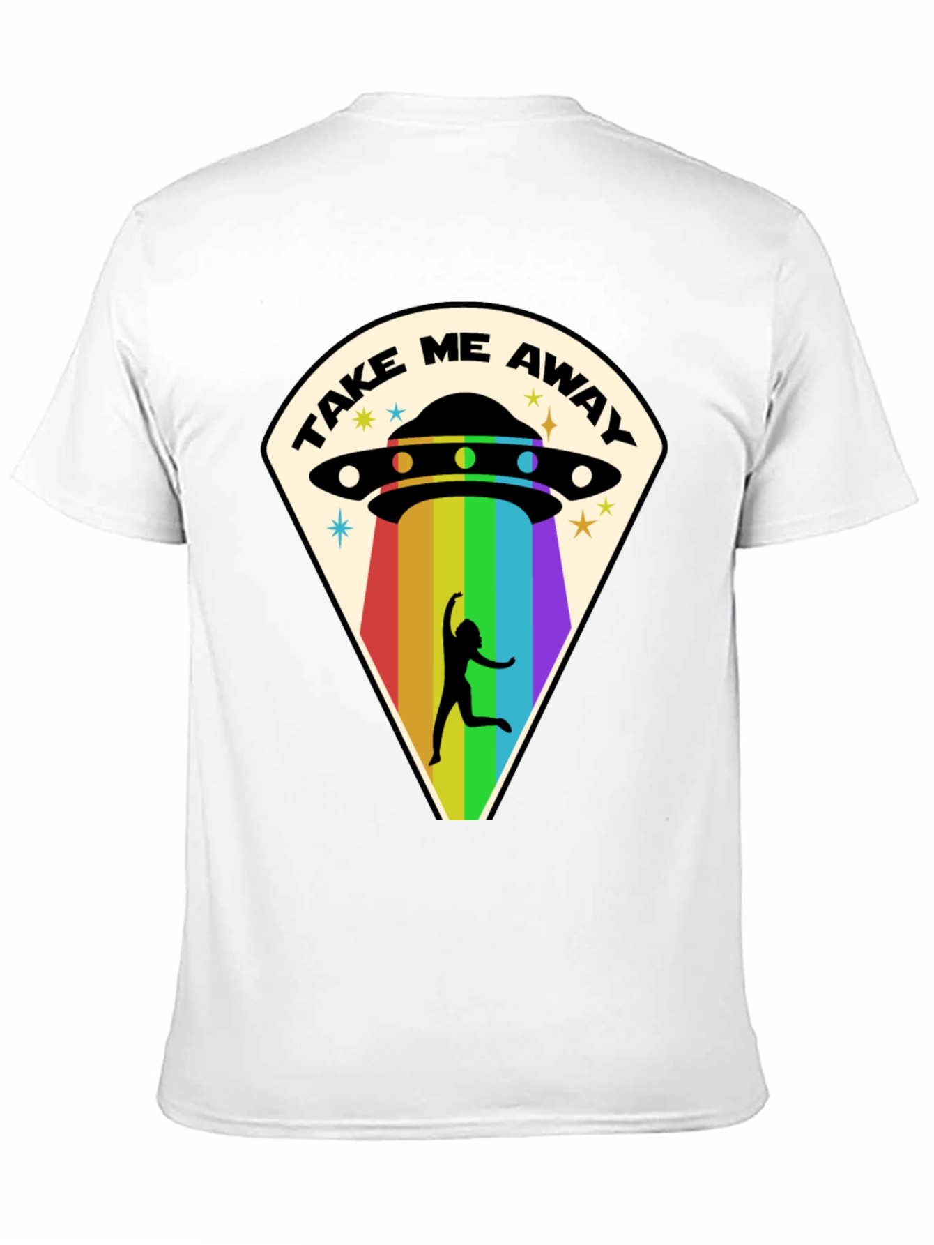 Take Me Away UFO T-Shirt - Alien Abduction Tee