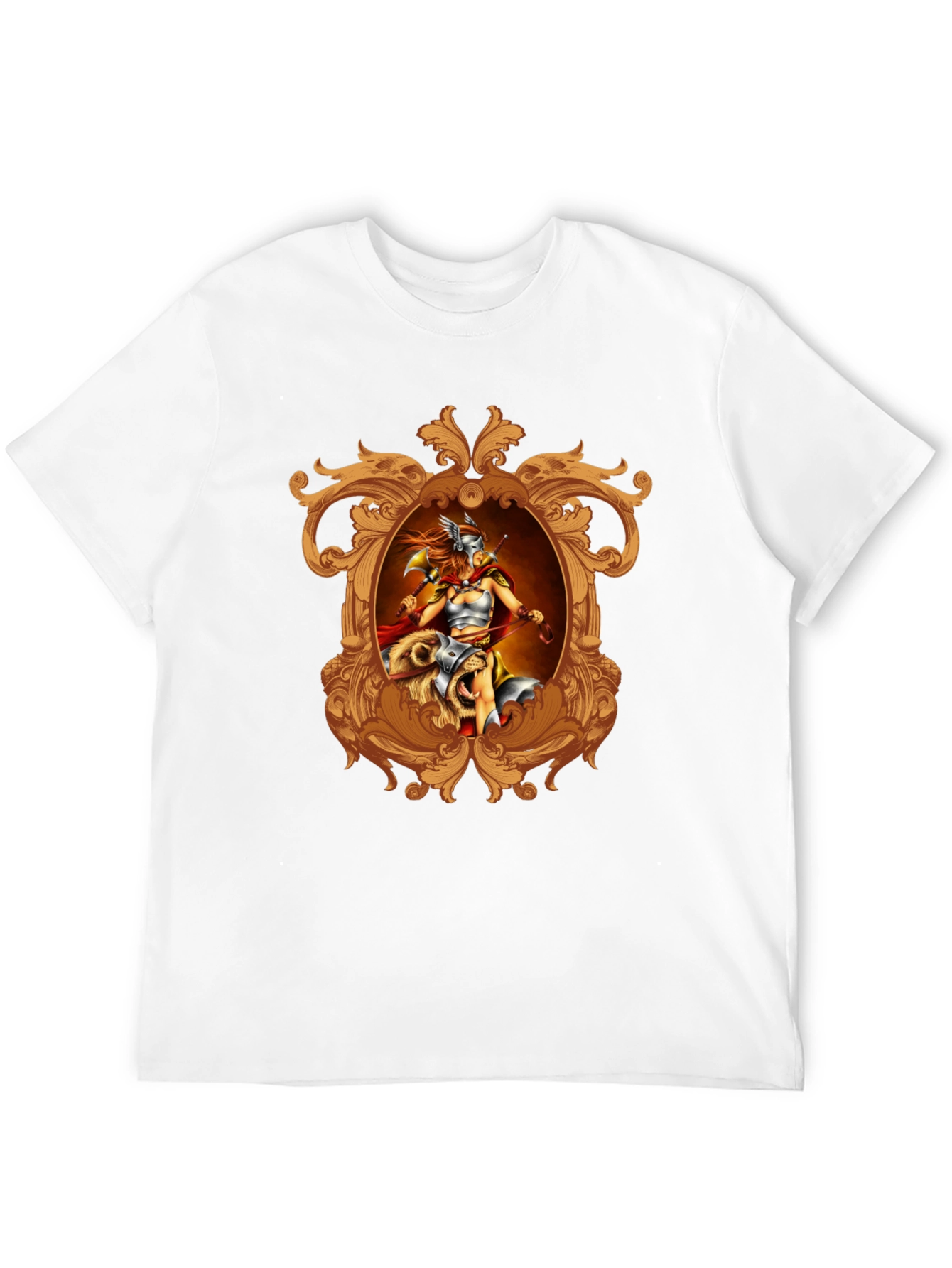 Viking Warrior Graphic Tee - Black