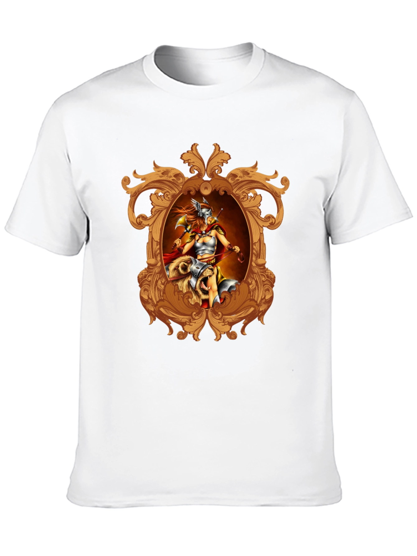 Viking Warrior Graphic Tee - Black