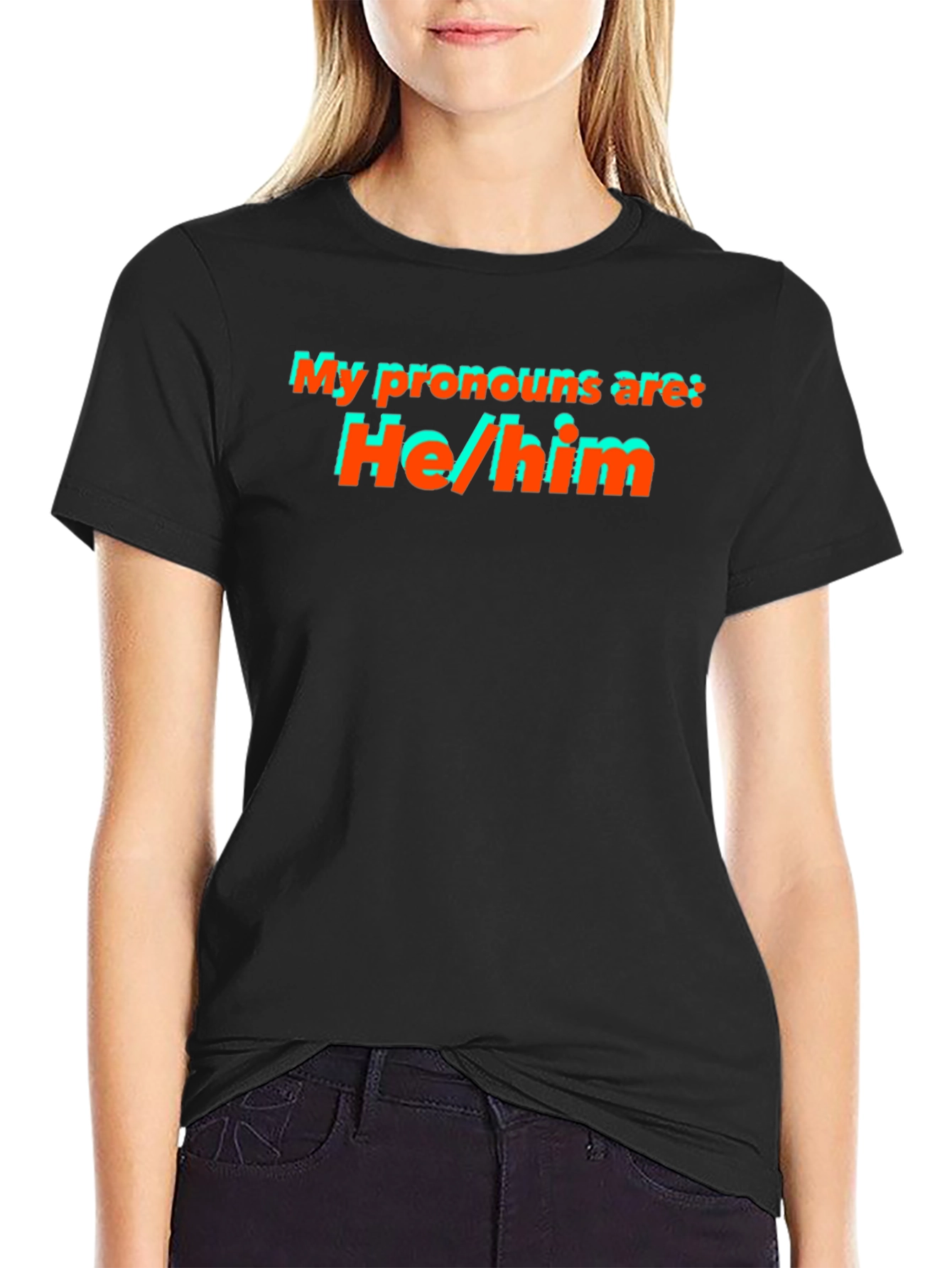 He/Him Pronoun T-Shirt