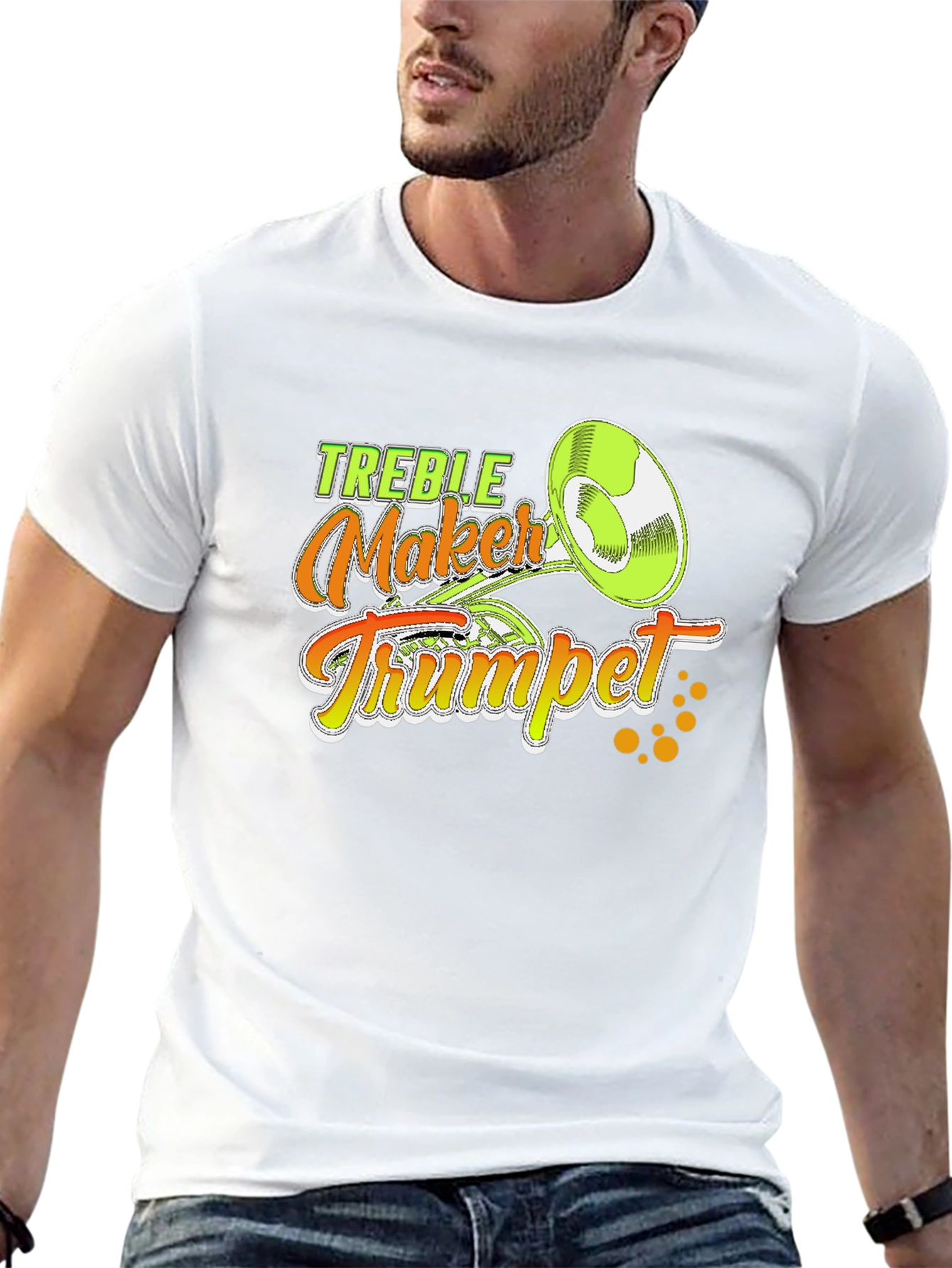 Treble Maker Trumpet T-Shirt - Music Lover Tee