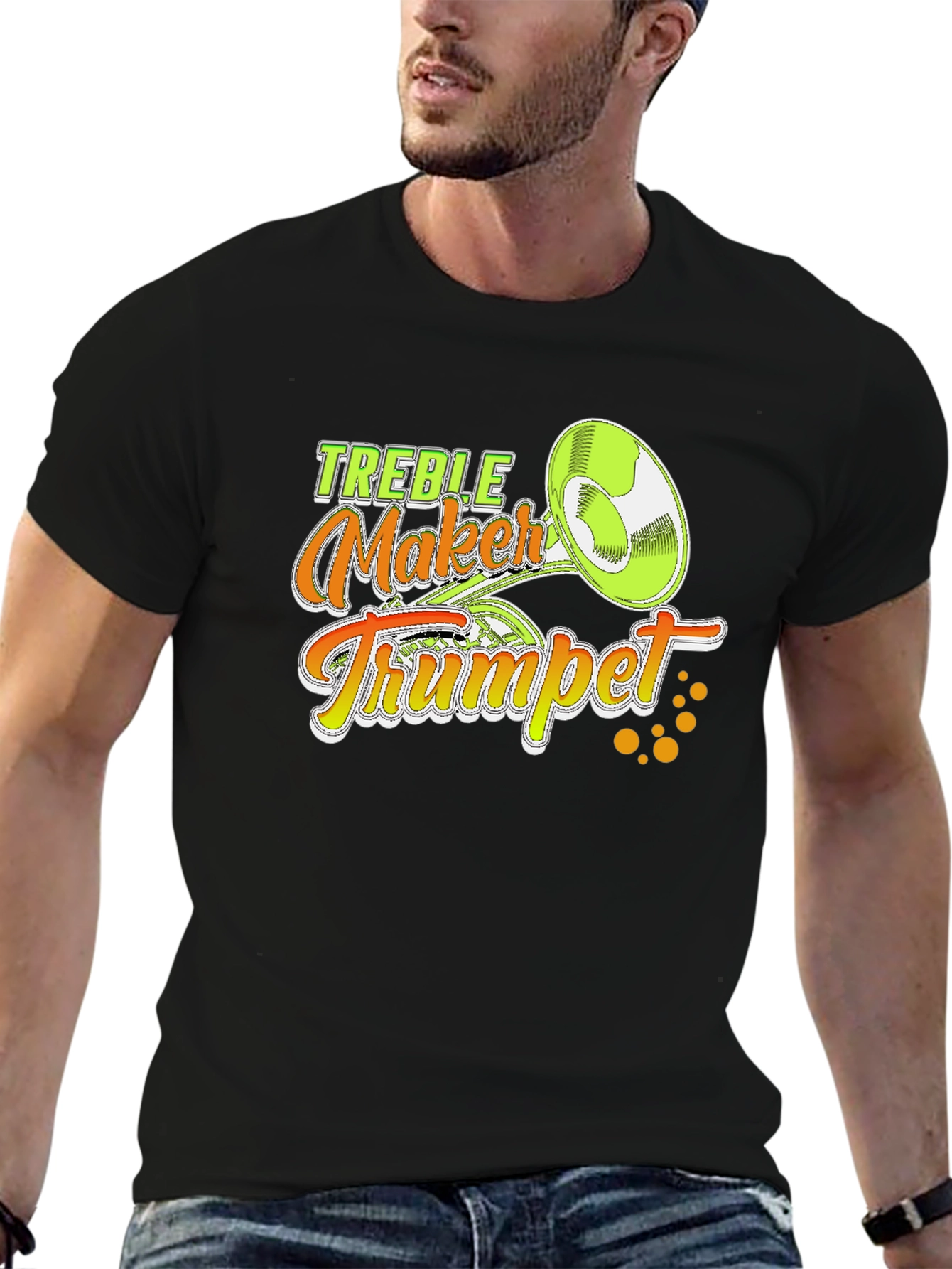 Treble Maker Trumpet T-Shirt - Music Lover Tee