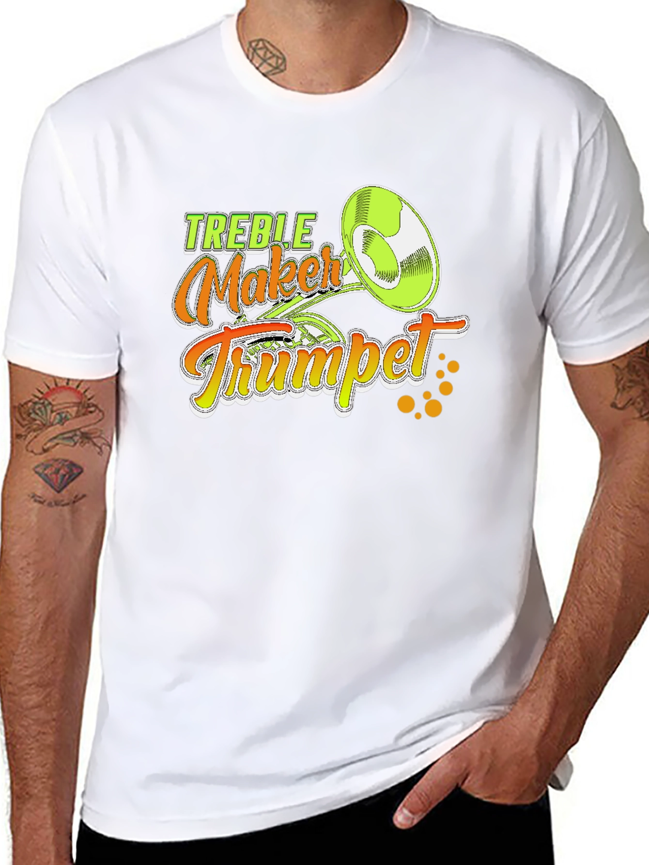 Treble Maker Trumpet T-Shirt - Music Lover Tee
