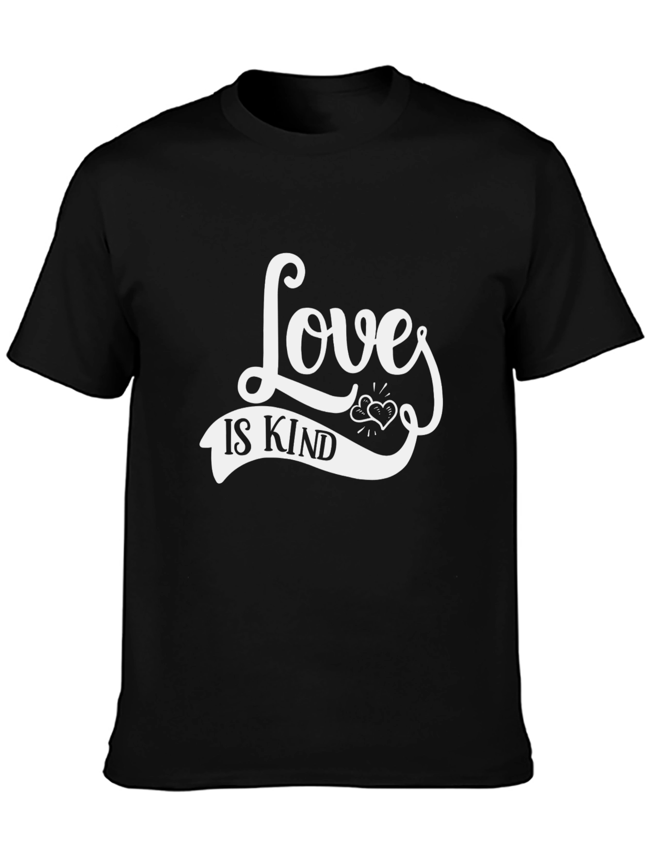 Love Is Kind Graphic Tee - Unisex Black T-Shirt