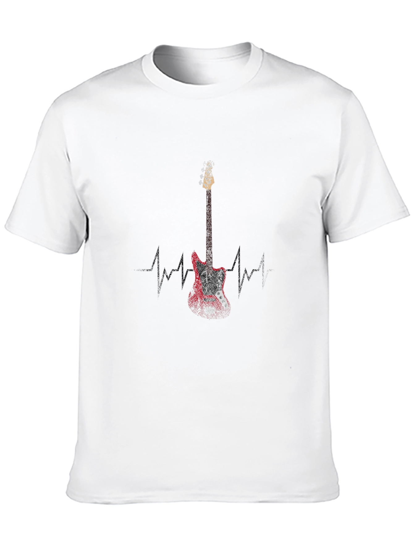 Guitar Heartbeat Graphic Tee
