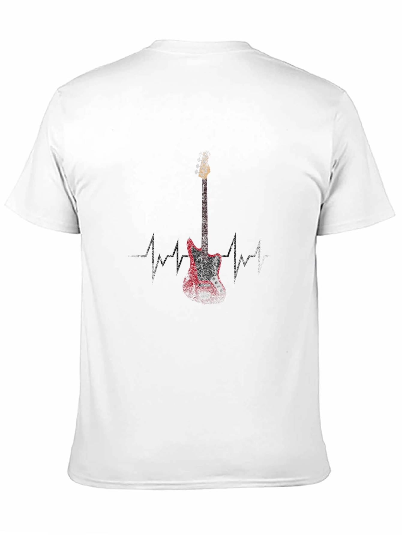 Guitar Heartbeat Graphic Tee