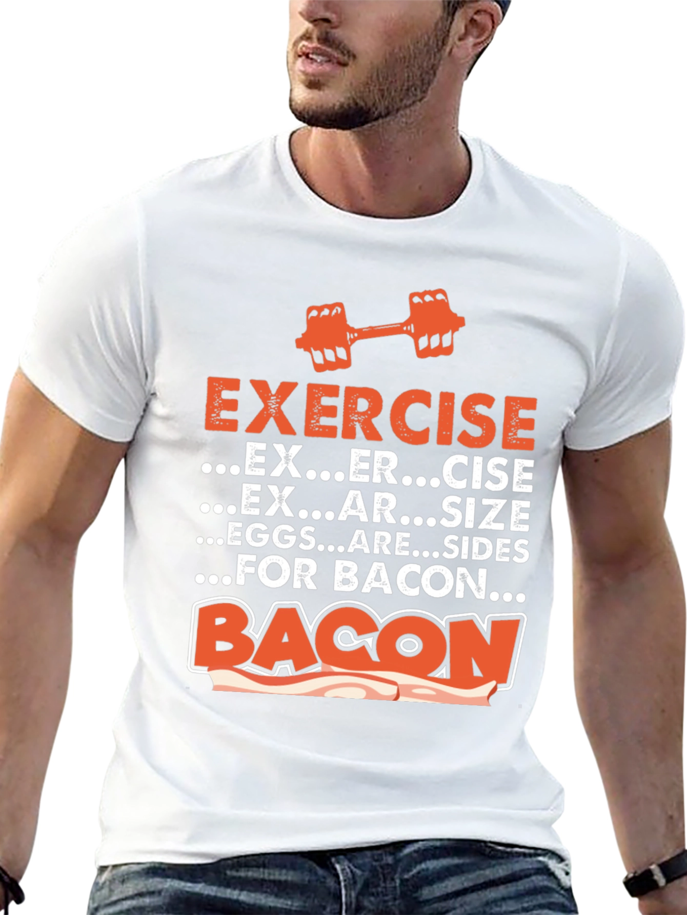 Exercise for Bacon Graphic Tee