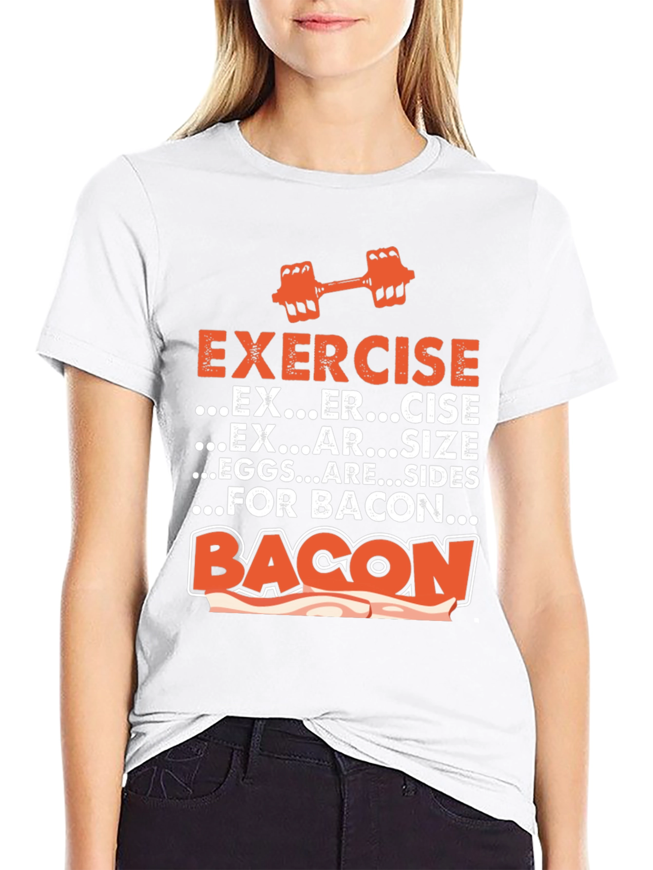 Exercise for Bacon Graphic Tee