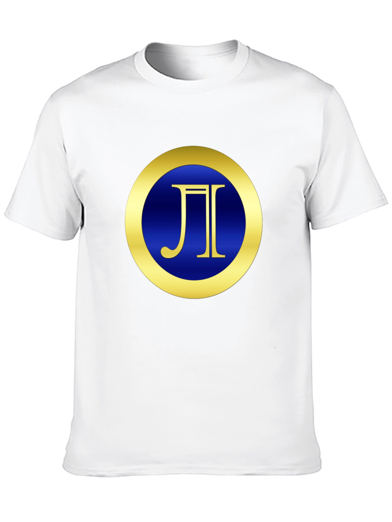 Stylish Black T-Shirt with Geometric Design