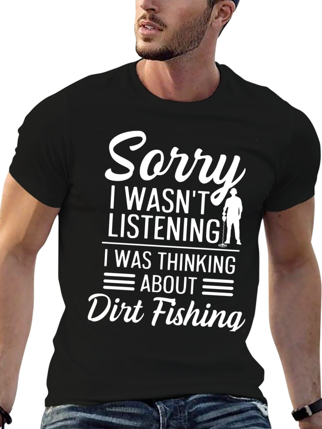 Dirt Fishing Graphic Tee