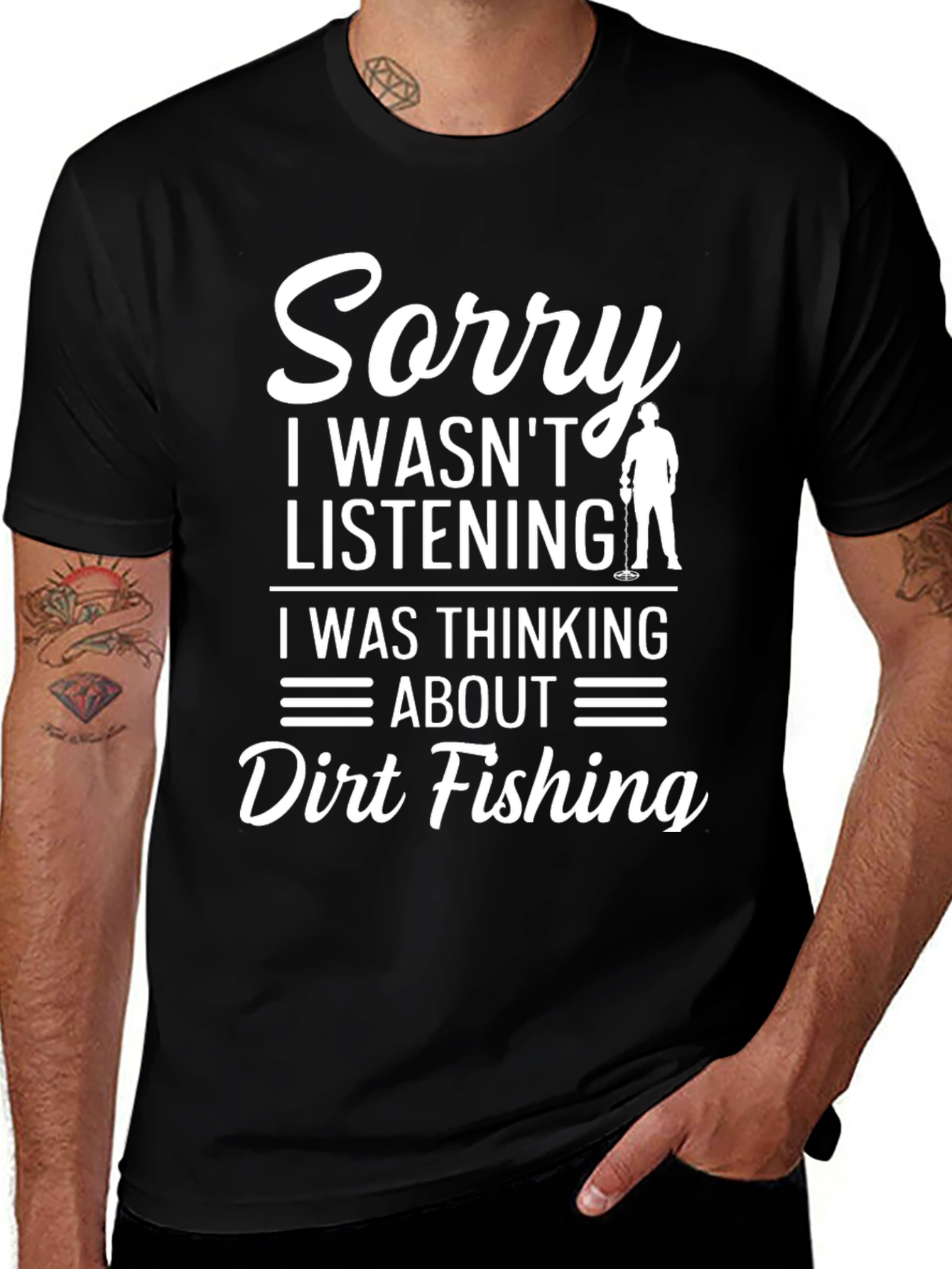 Dirt Fishing Graphic Tee