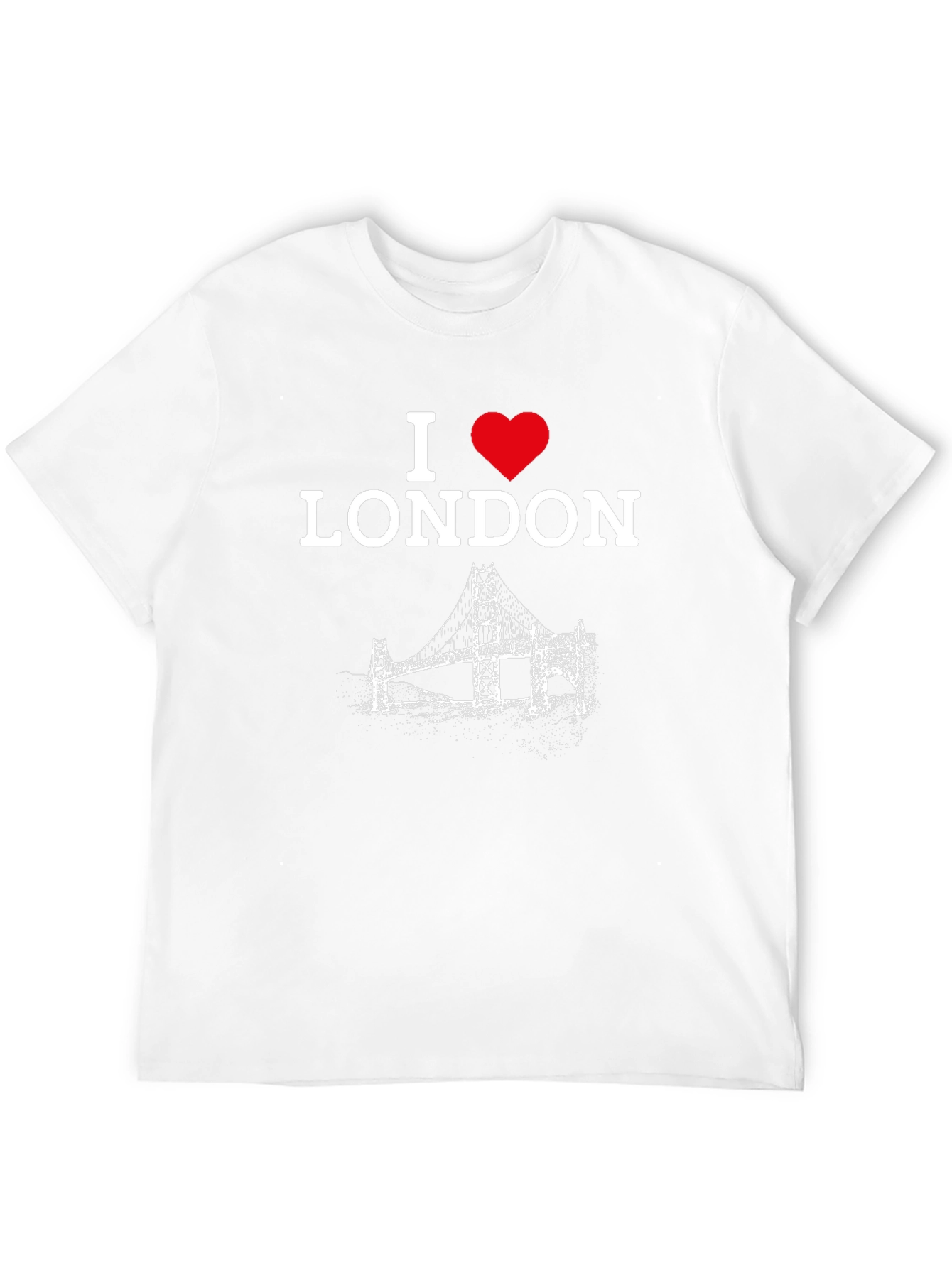 I Love London T-Shirt - Graphic Print Black Tee