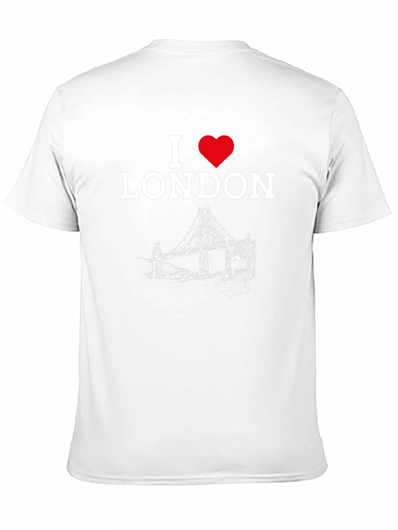 I Love London T-Shirt - Graphic Print Black Tee