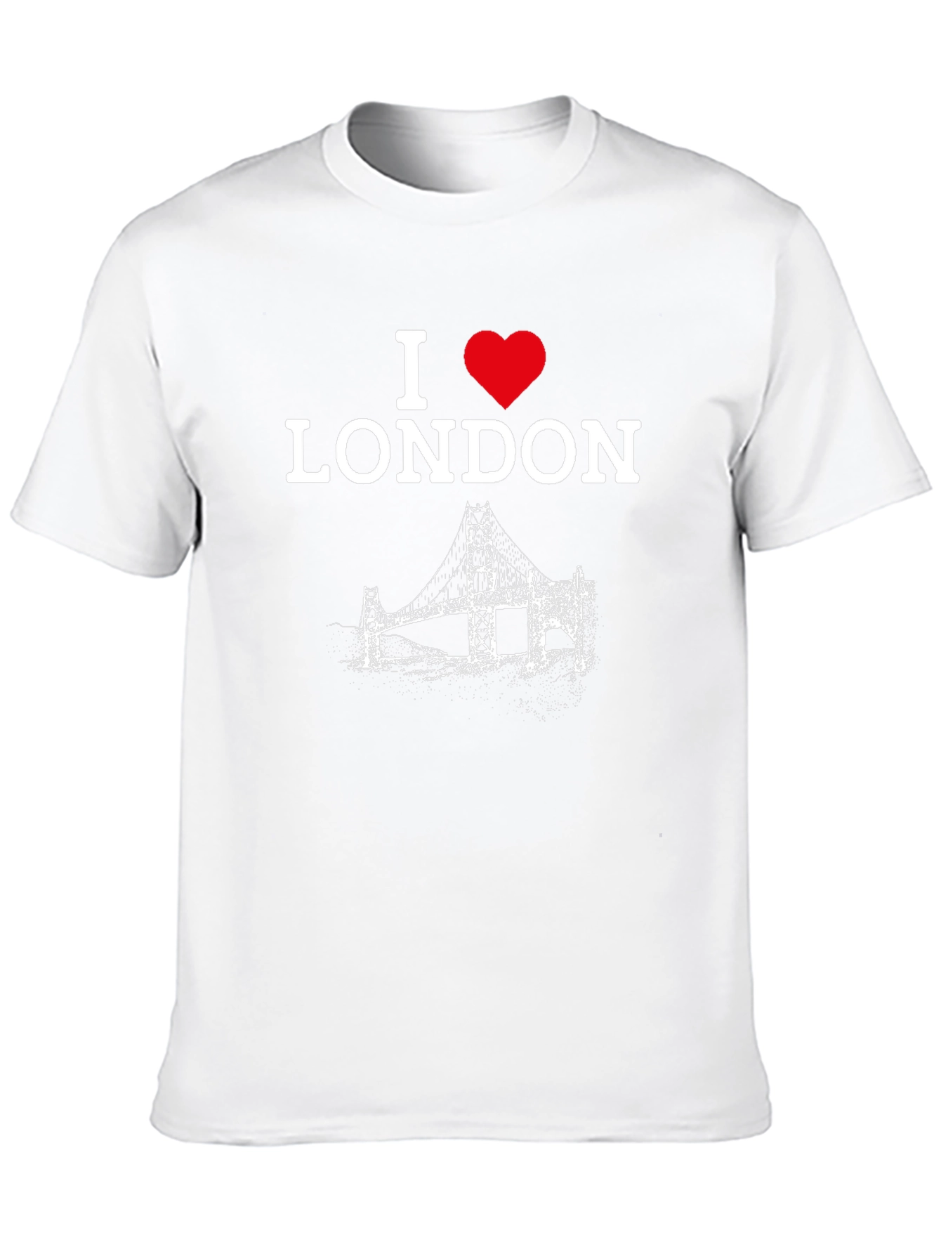 I Love London T-Shirt - Graphic Print Black Tee