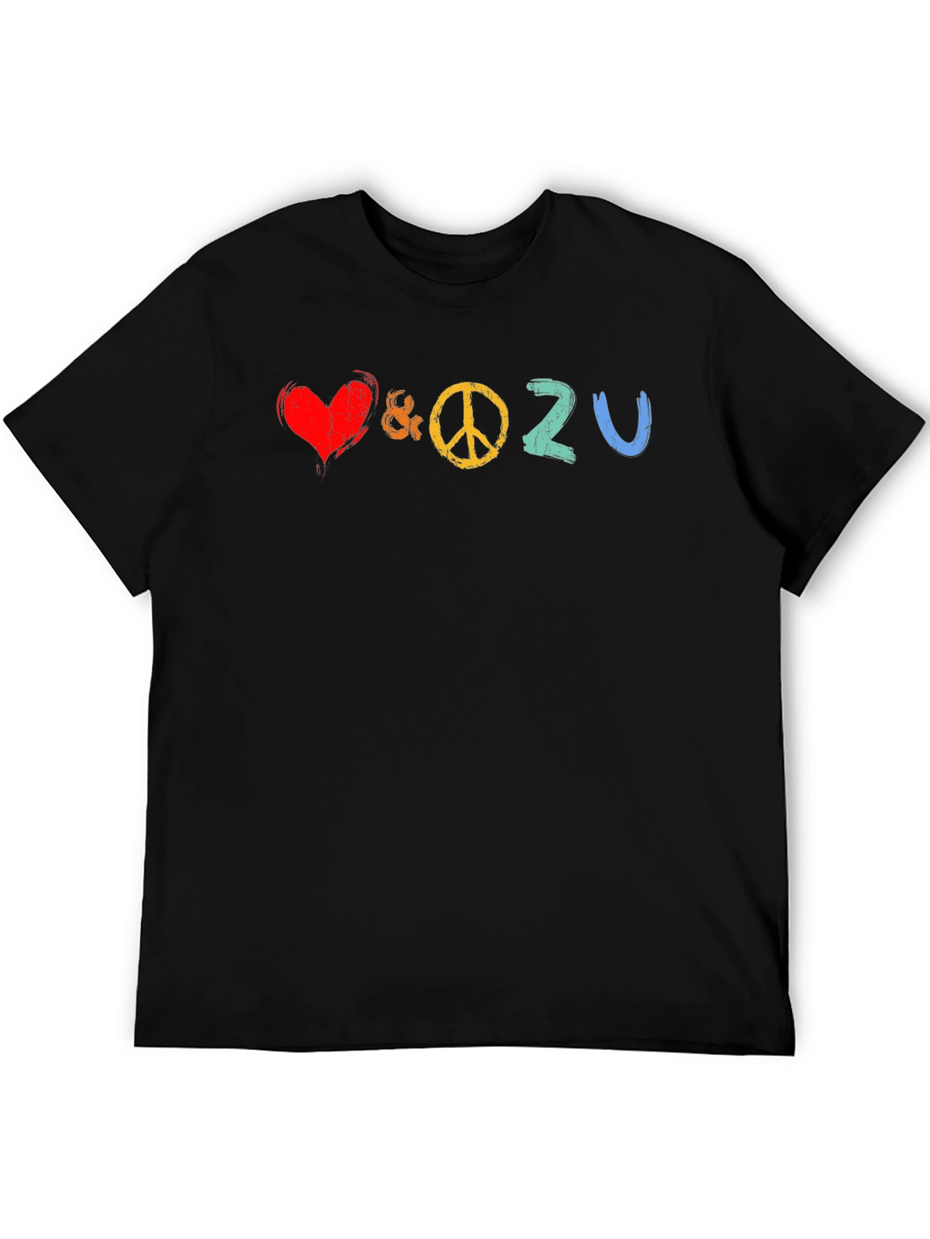Love and Peace Graphic T-Shirt